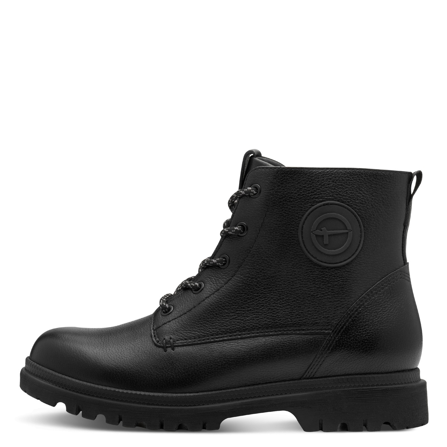 Tamaris Schnürboots  , Blockabsatz, Schnürstiefelette mit schönem Logo-Emblem