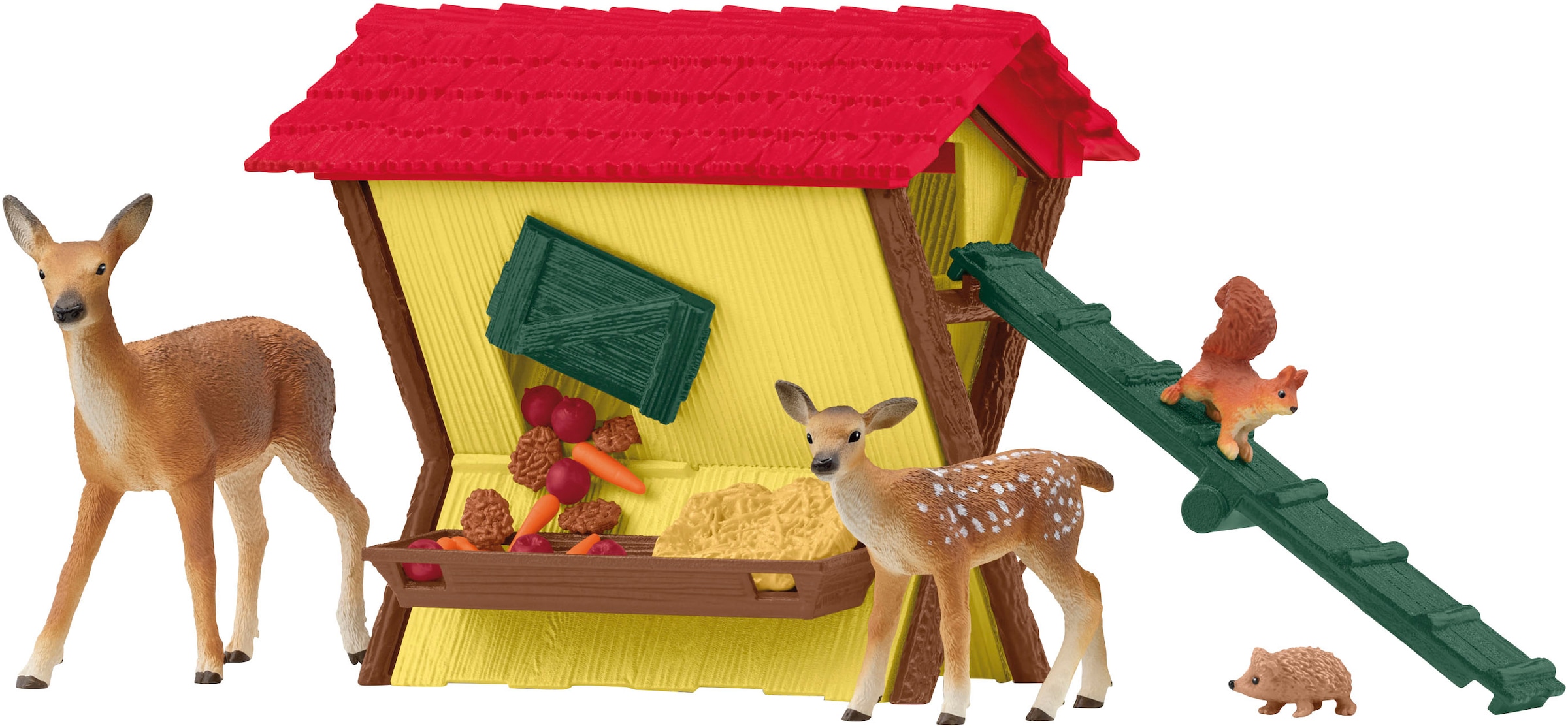 Schleich® Spielwelt »FARM WORLD, Fütterung der Waldtiere (42658)«