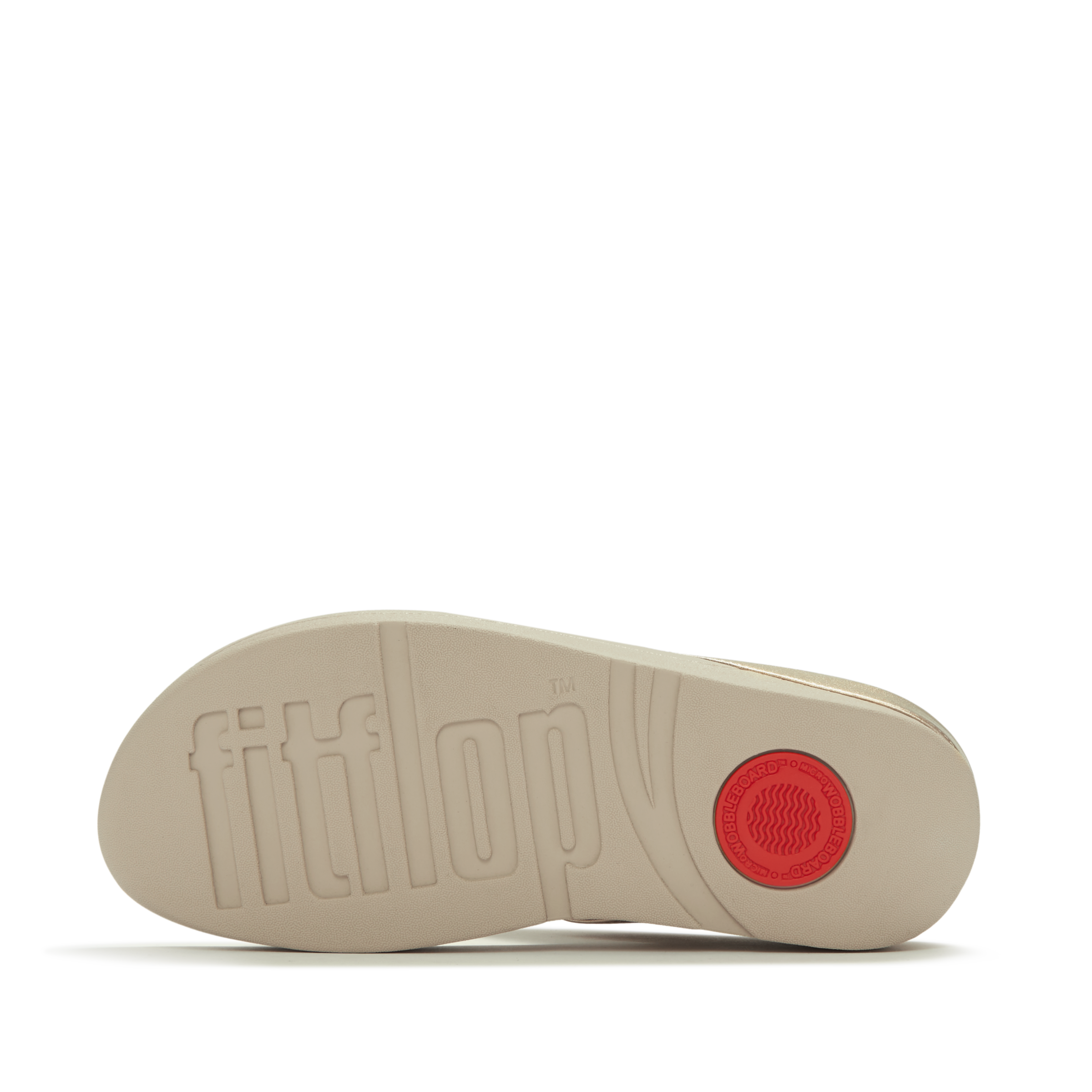 Fitflop Dianette »HALO BEAD-CIRCLE METALLIC TOE-POST SANDALS«  Pool Slides, Pantolette mit dämpfender Zwischensohlentechnologie