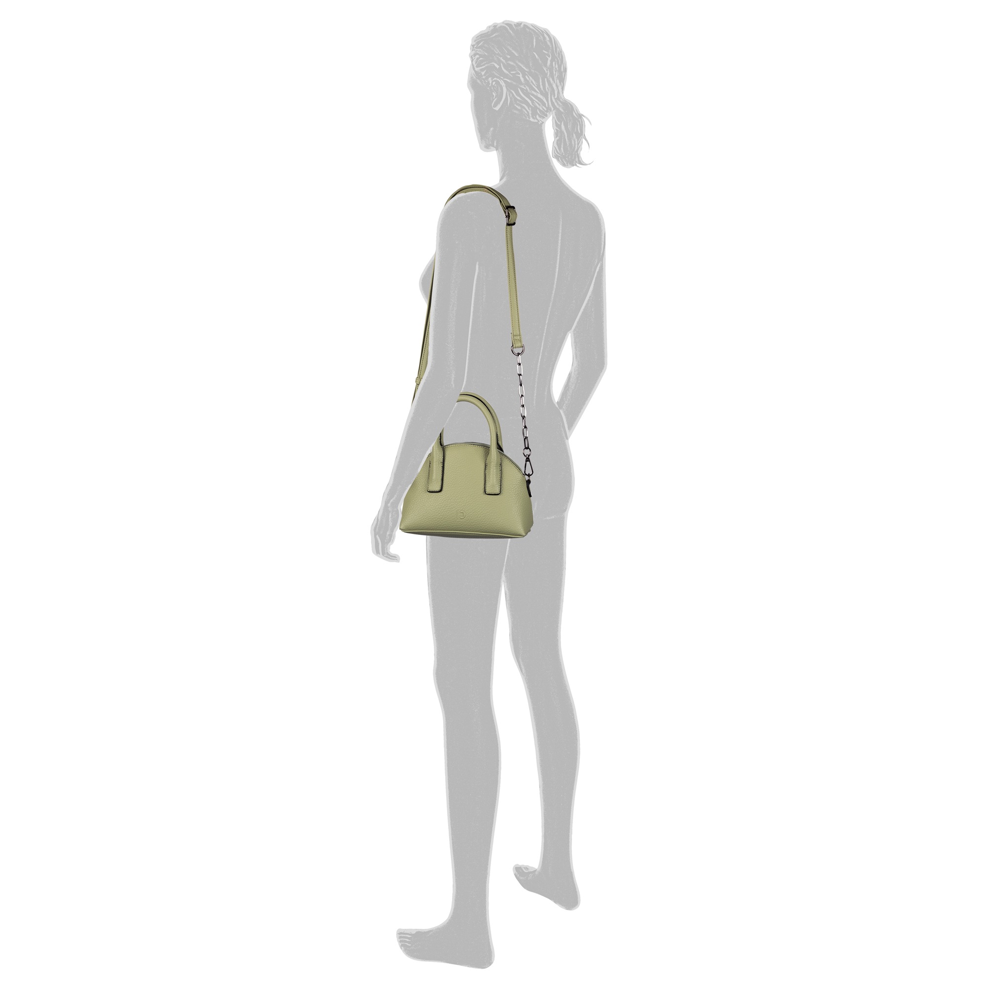 TOM TAILOR Denim Shopper »Licia«, aus genarbtem Lederimitat in moderner avantgardistischer Form