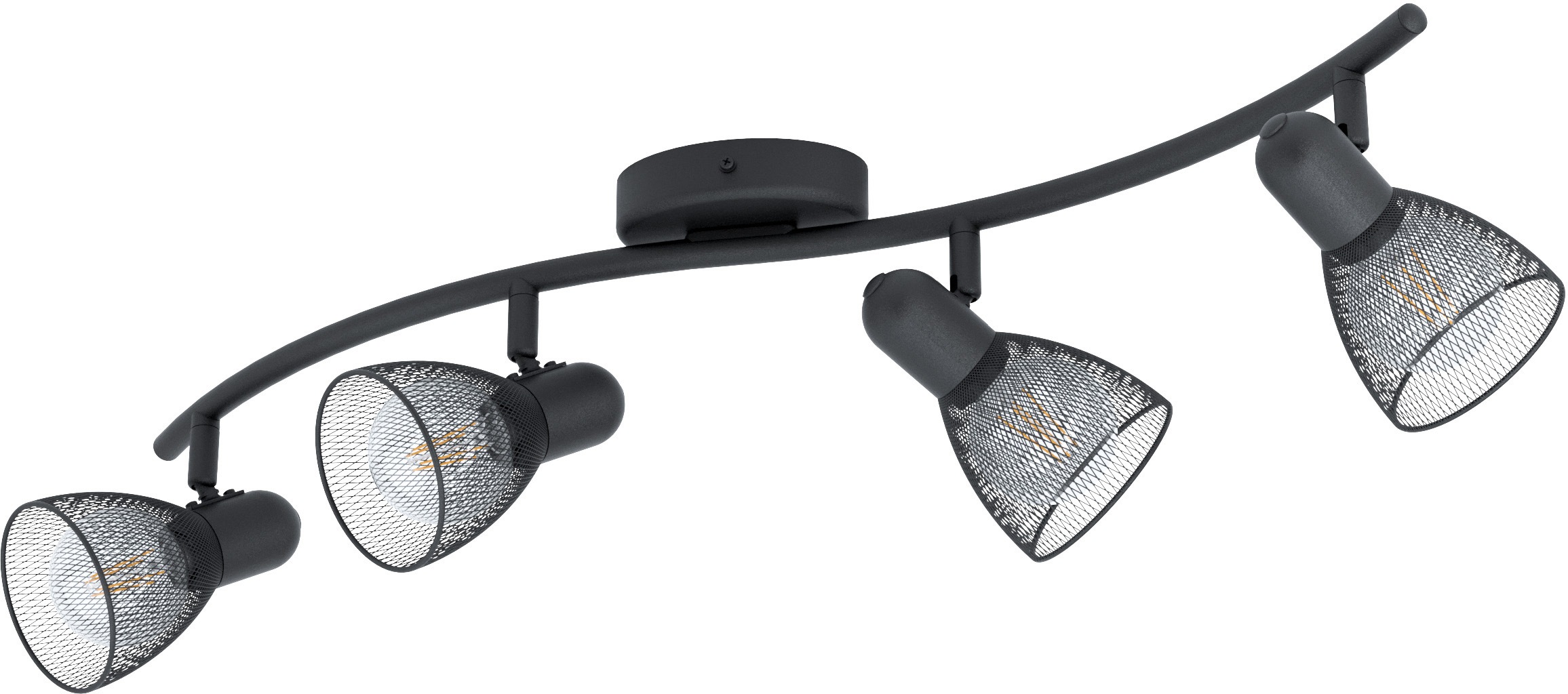 EGLO Deckenspot »CAROVIGNO Deckenstrahler, Stahl, E14, IP20, Wohnzimmerlamp günstig online kaufen