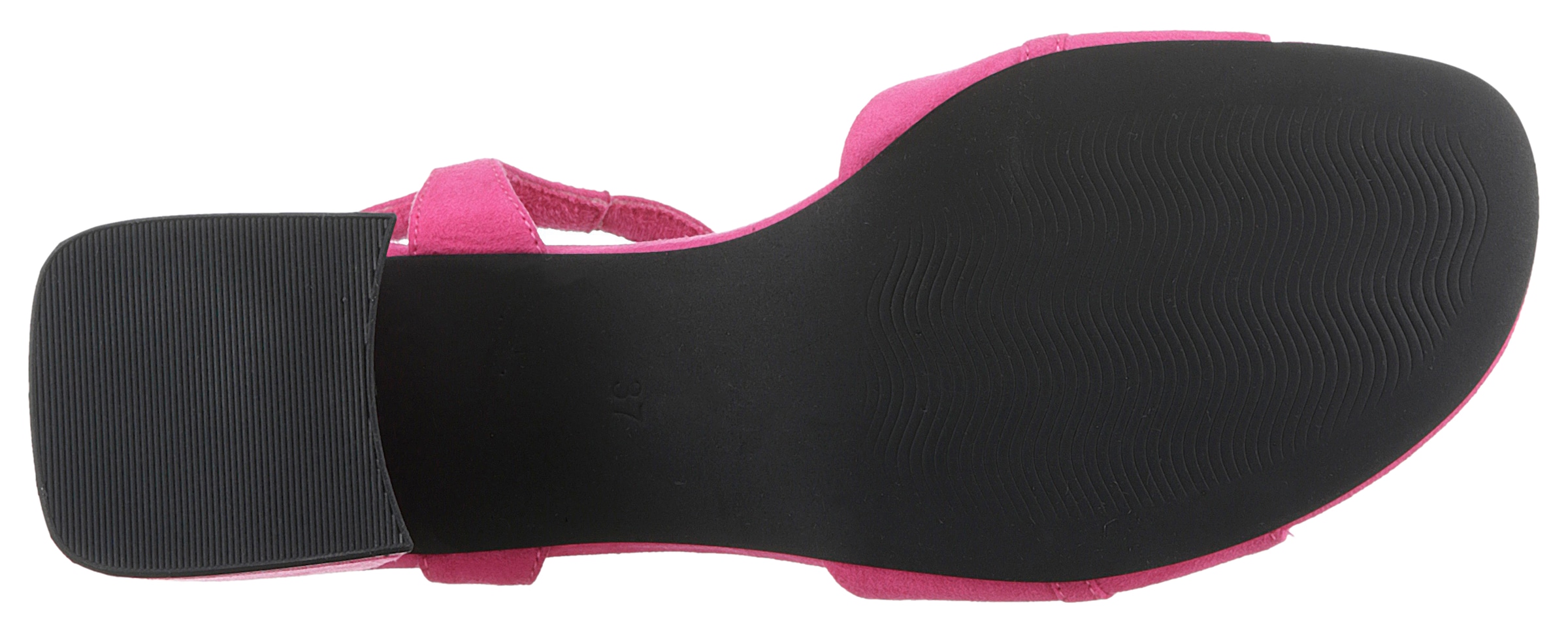 MARCO TOZZI Sandalette, Blockabsatz, Sommerschuh, Riemchensandale mit schönem Zierspange