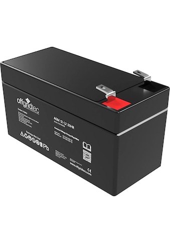 Akku »AGM-Batterie 12V/1,2Ah 20HR«, 12 V