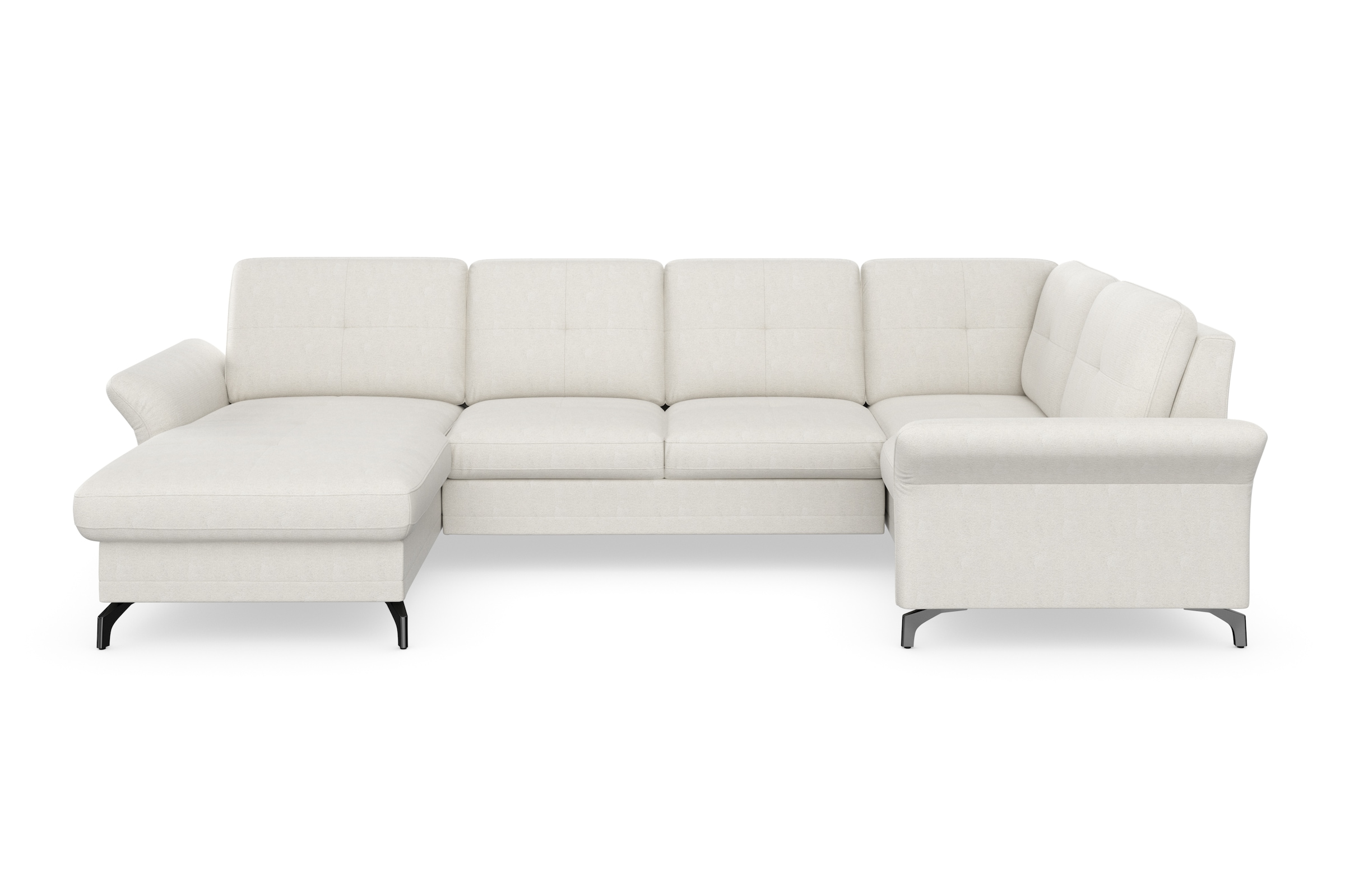 Home affaire Wohnlandschaft »Calando U-Form« wahlweise mit Bettfunktion, Be günstig online kaufen