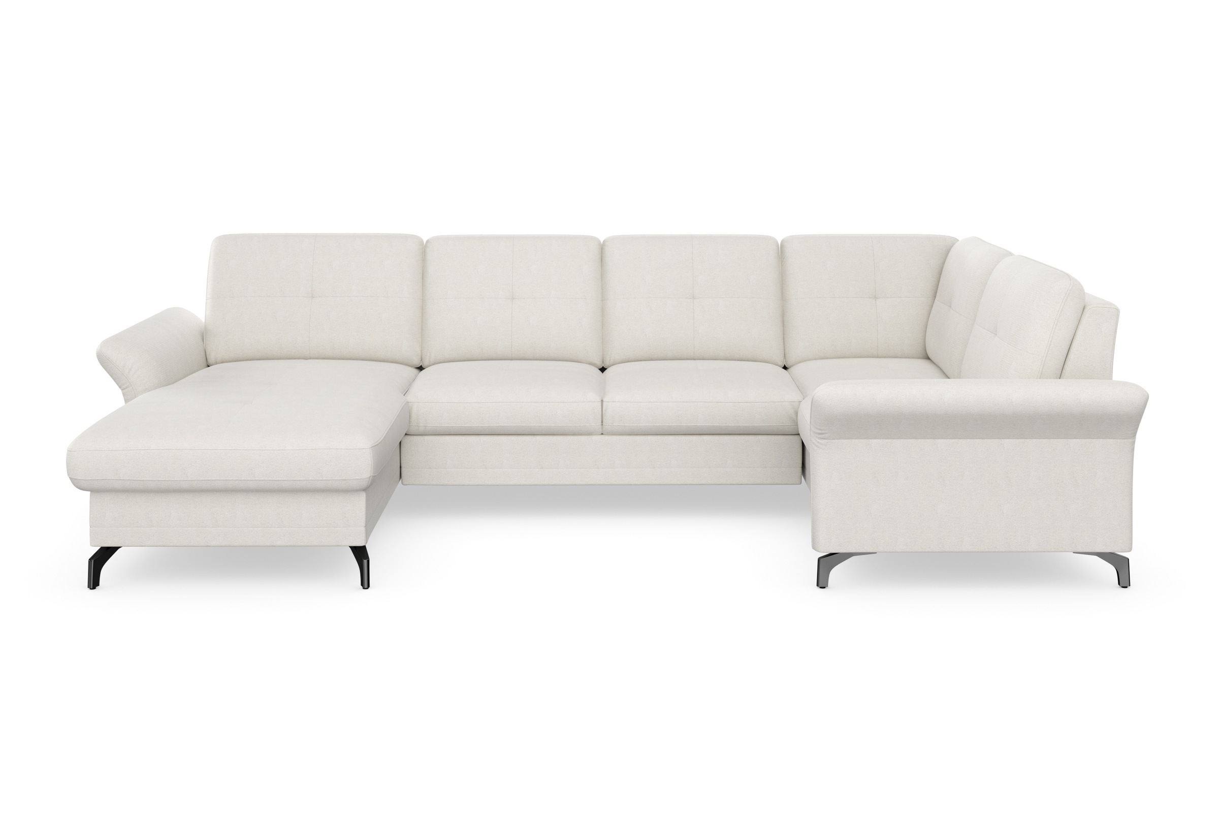 PLACES OF STYLE Wohnlandschaft »Calando U-Form« wahlweise mit Bettfunktion, günstig online kaufen