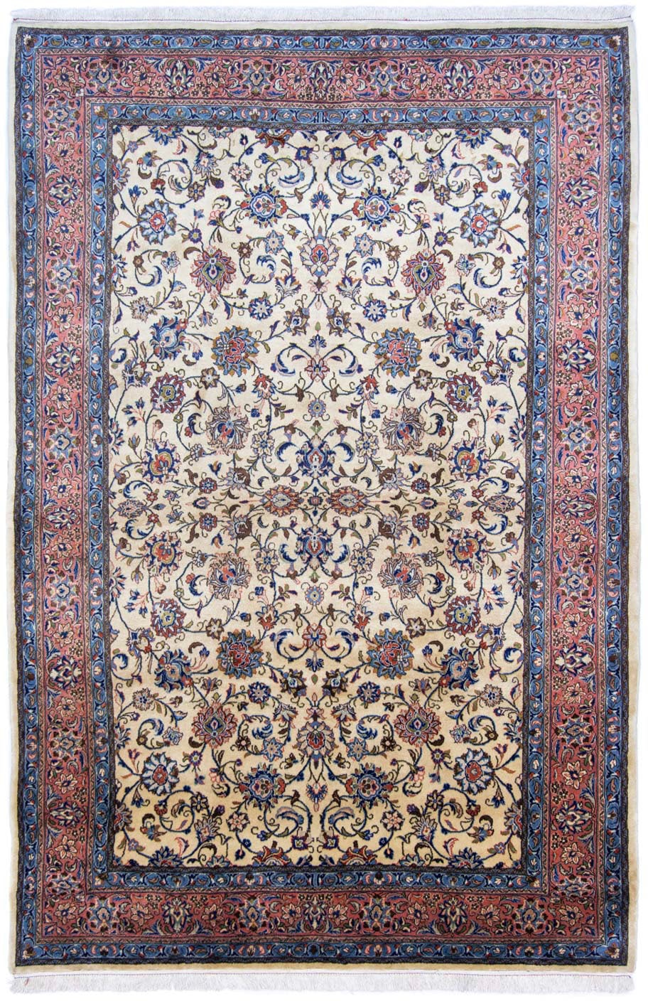 morgenland Wollteppich »Sarough Durchgemustert Beige 317 x 210 cm«, rechtec günstig online kaufen