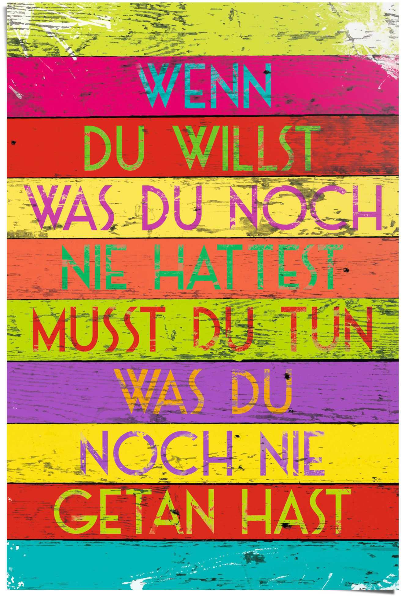 Reinders! Poster »Wenn du willst«, (1 St.) günstig online kaufen