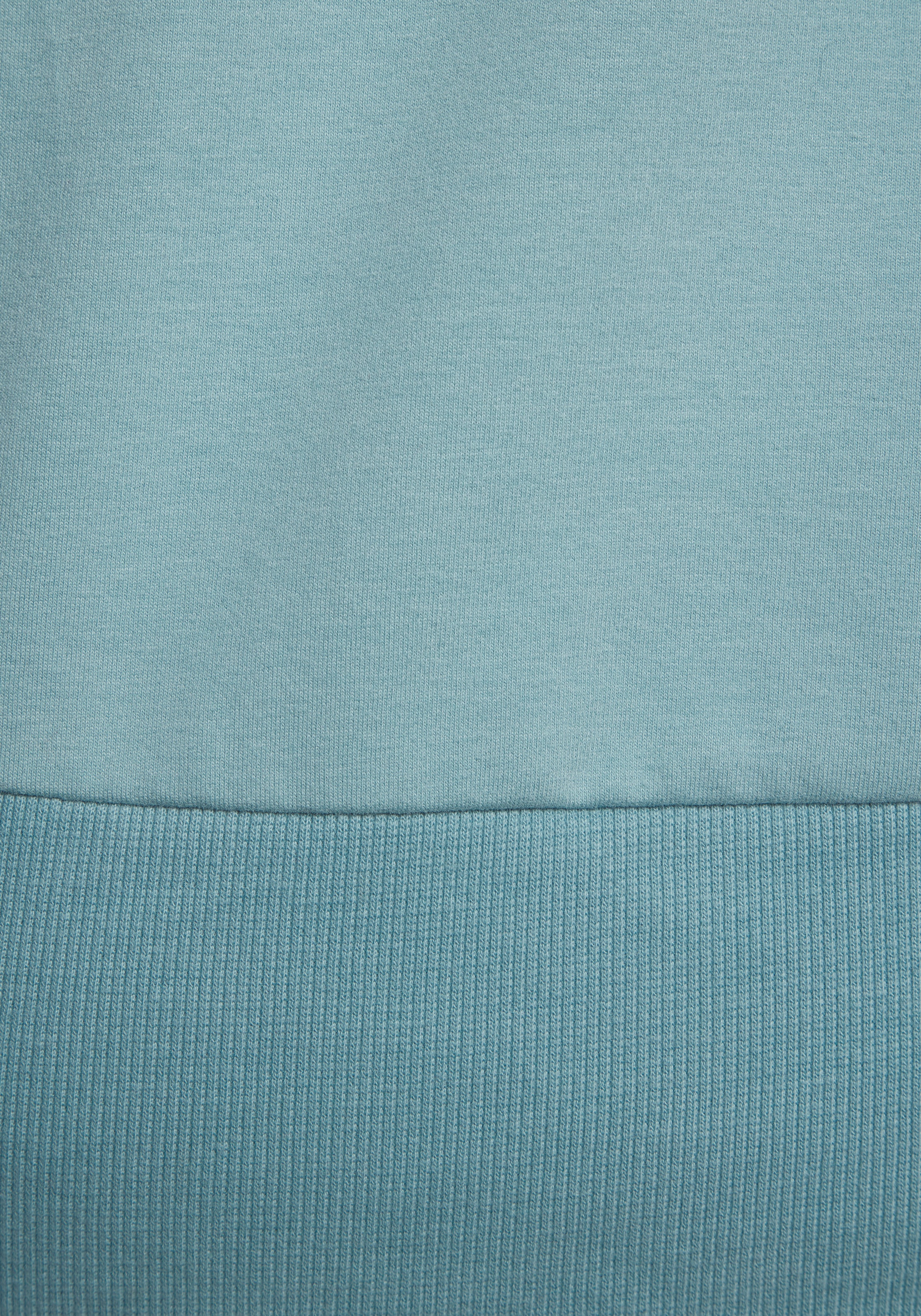 Elbsand Kapuzensweatjacke mit großem Logodruck hinten, bequeme Freizeitjacke mit Taschen