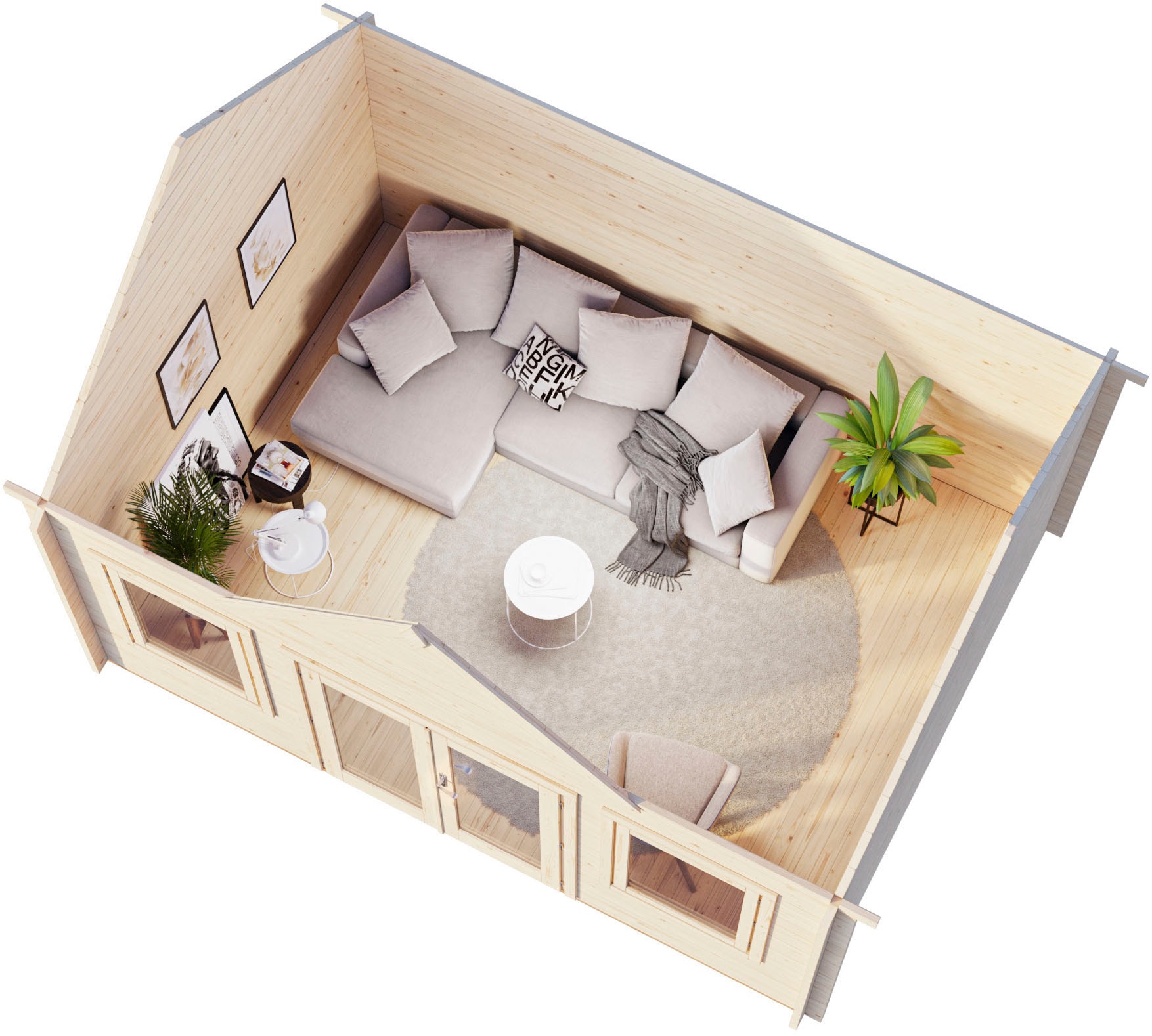 Palmako Gartenhaus »Claudia« verschiedene Farben