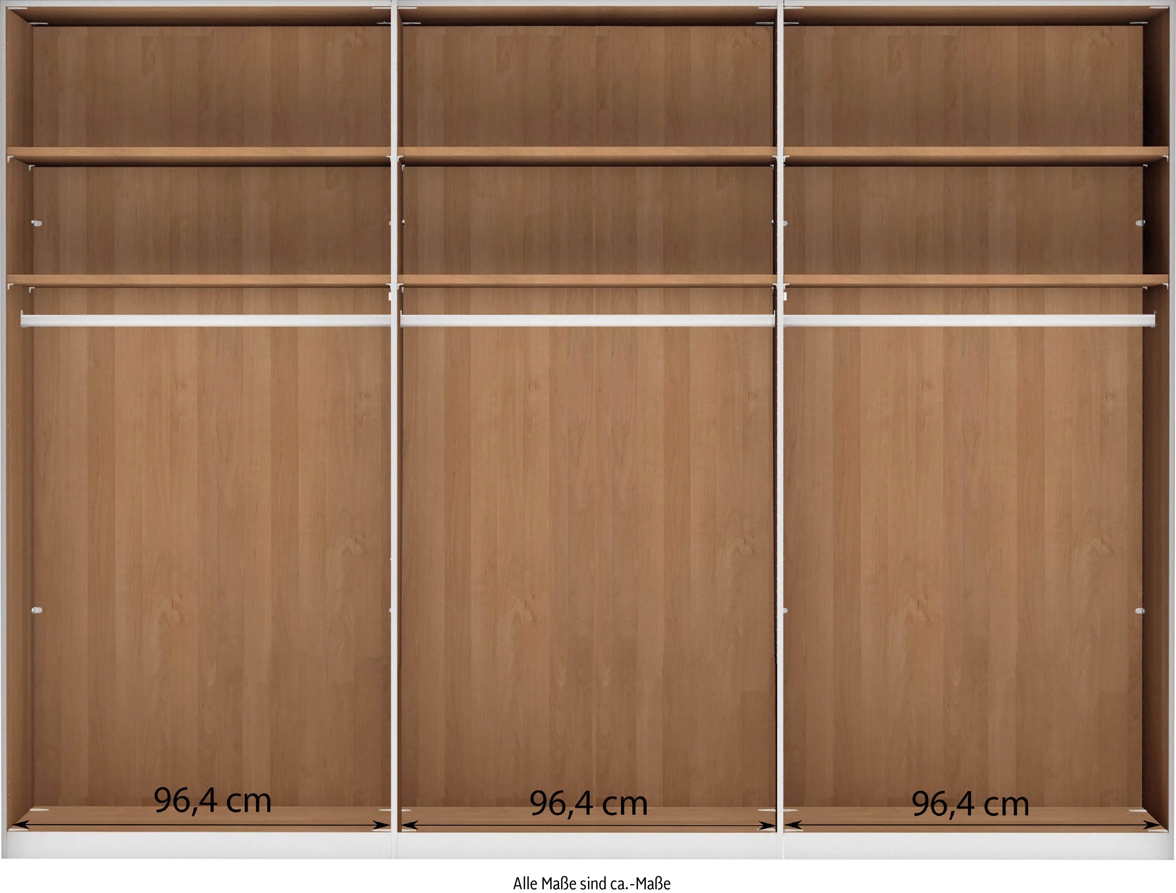 WIEMANN Drehtürenschrank »Cardiff, Massivholztüren in Kombination mit Glas- oder Spiegeltüren«, (4 Breiten, 2 Höhen 216/236cm auswählbar), hochwertiges Design in langlebiger Qualität, viel Stauraum