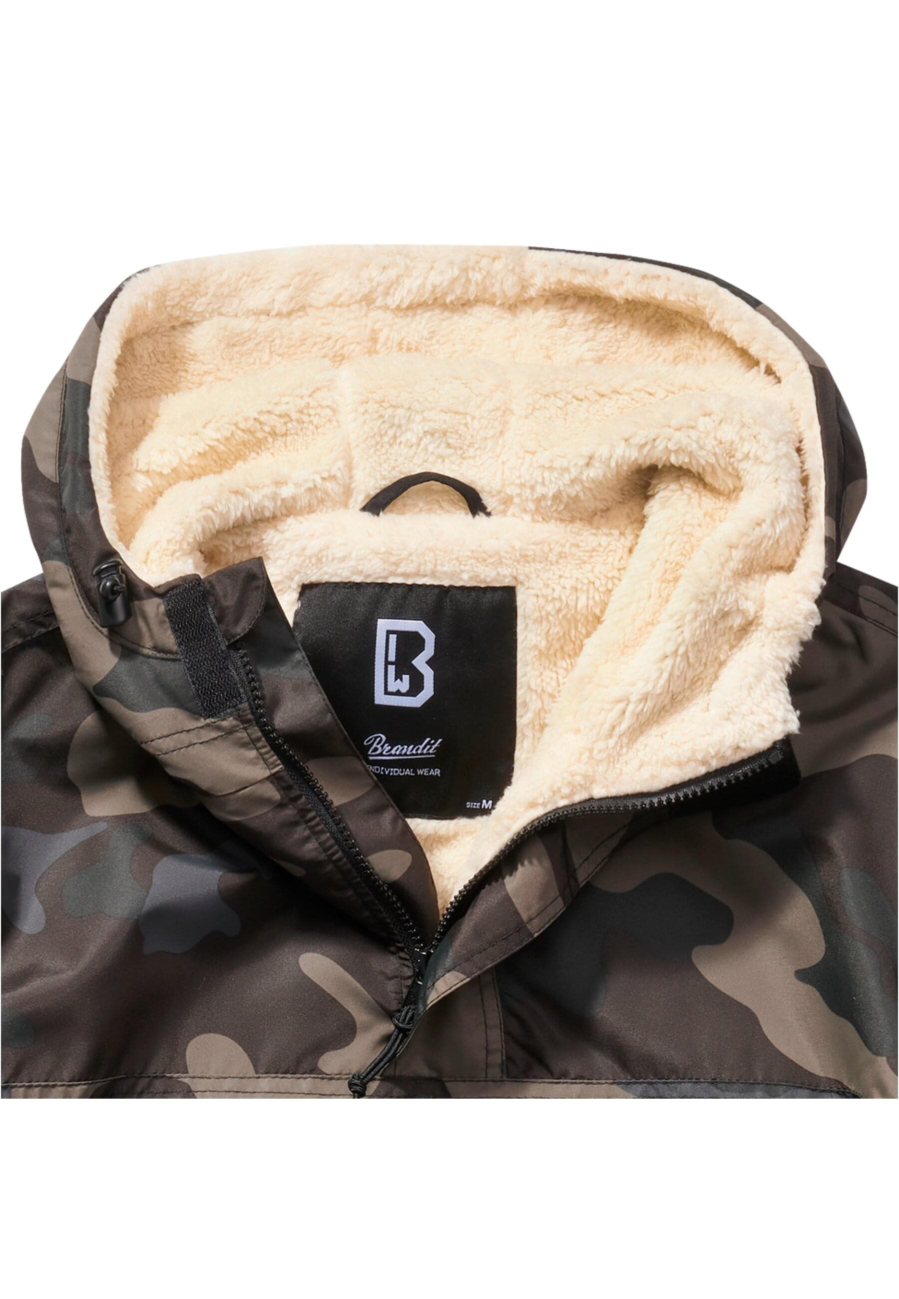Brandit Allwetterjacke »Brandit Herren Windbreaker Sherpa« 1 Stk. tlg. mit Kapuze