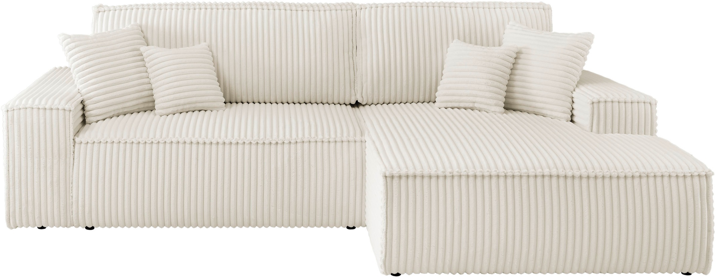 OTTO home Ecksofa »FINNLEY, L-Form 257 cm, Schlafsofa« mit Bettkasten, in B günstig online kaufen