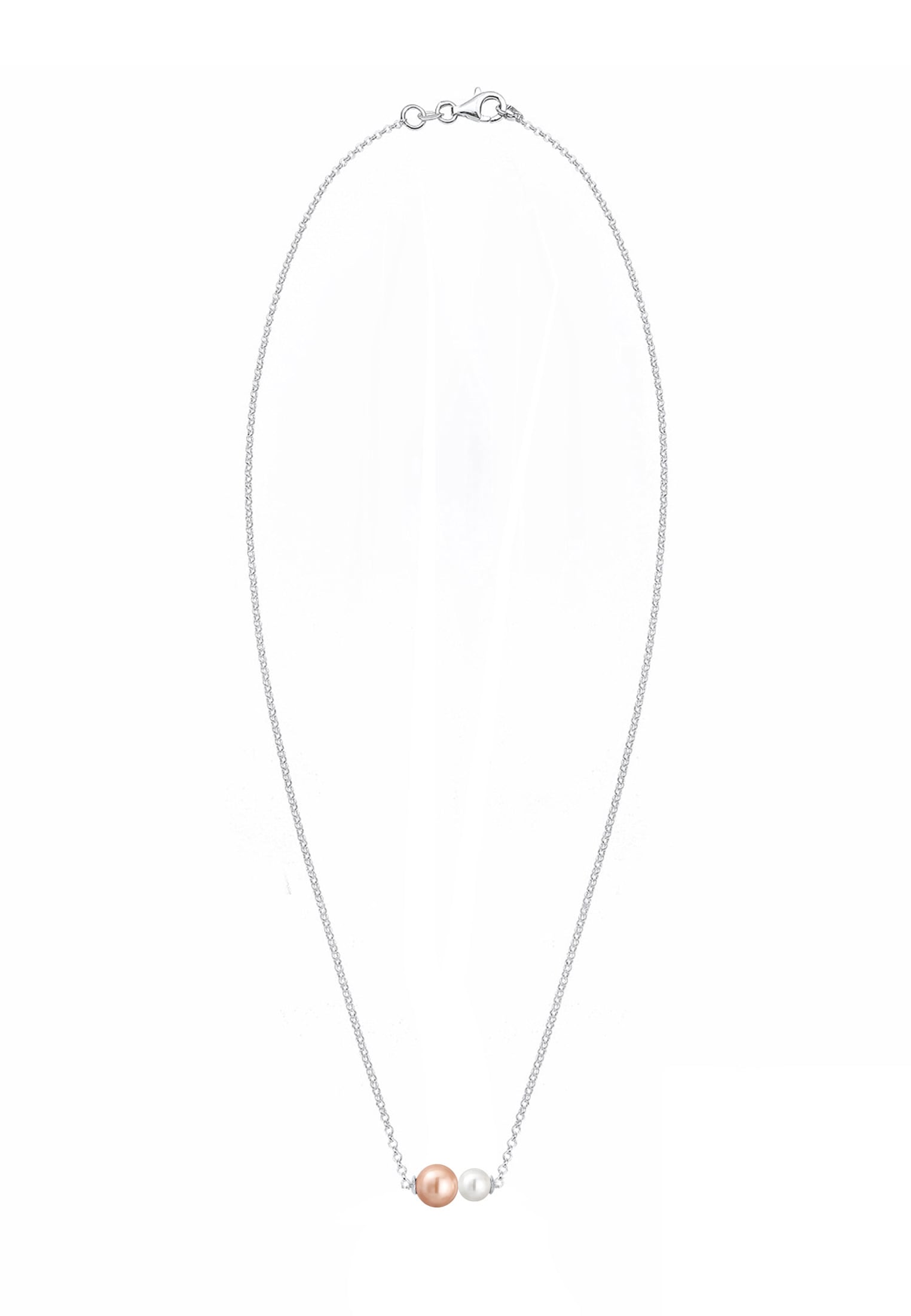 Elli Perlenkette »Erbskette Synthetische Perlen 925 Silber«