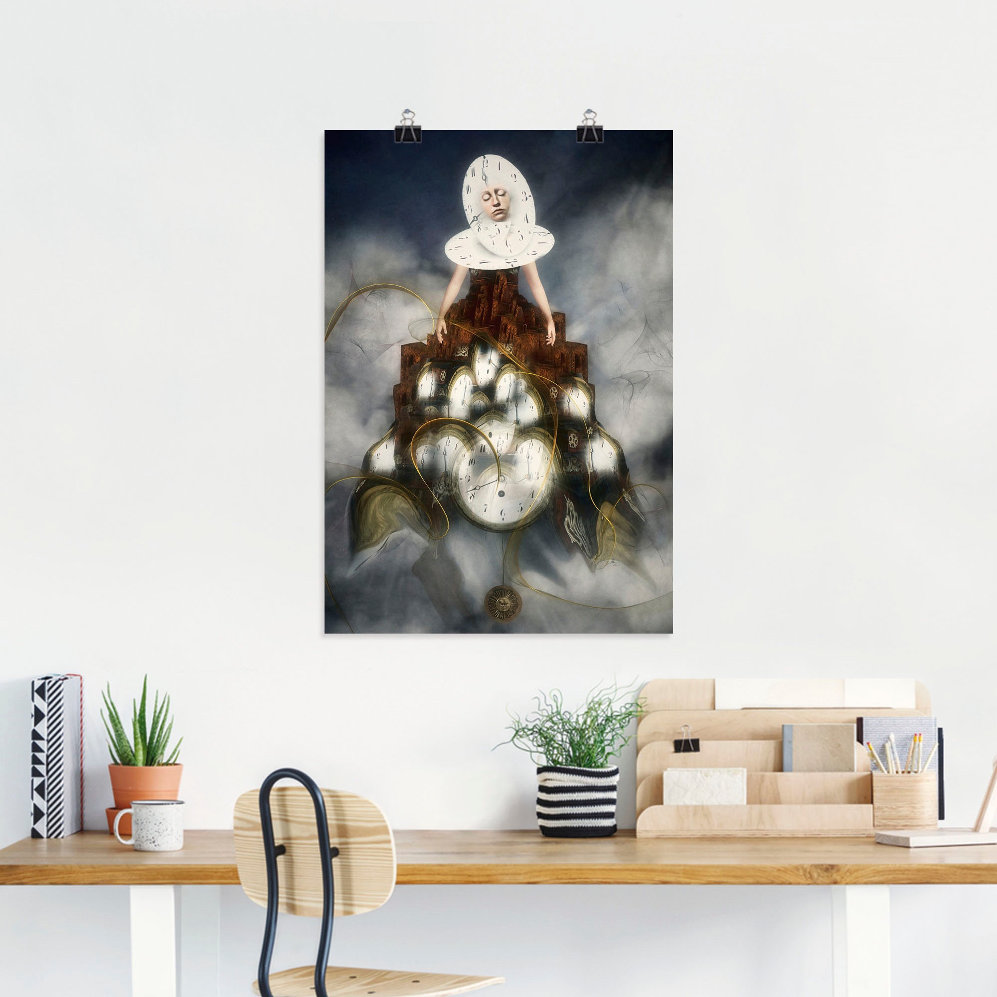 Artland Wandbild »Langeweile«, klassische Fantasie, (1 St.), als Alubild, Leinwandbild, Wandaufkleber oder Poster in versch. Größen