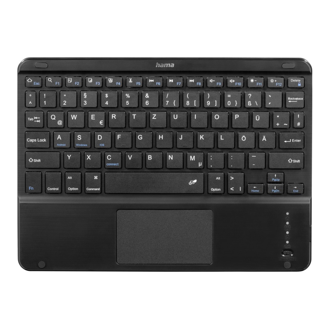 Hama Tablet-Hülle »Tablet-Hülle mit Tastatur für Apple iPad Pro 13" (2024 7. Generation)«