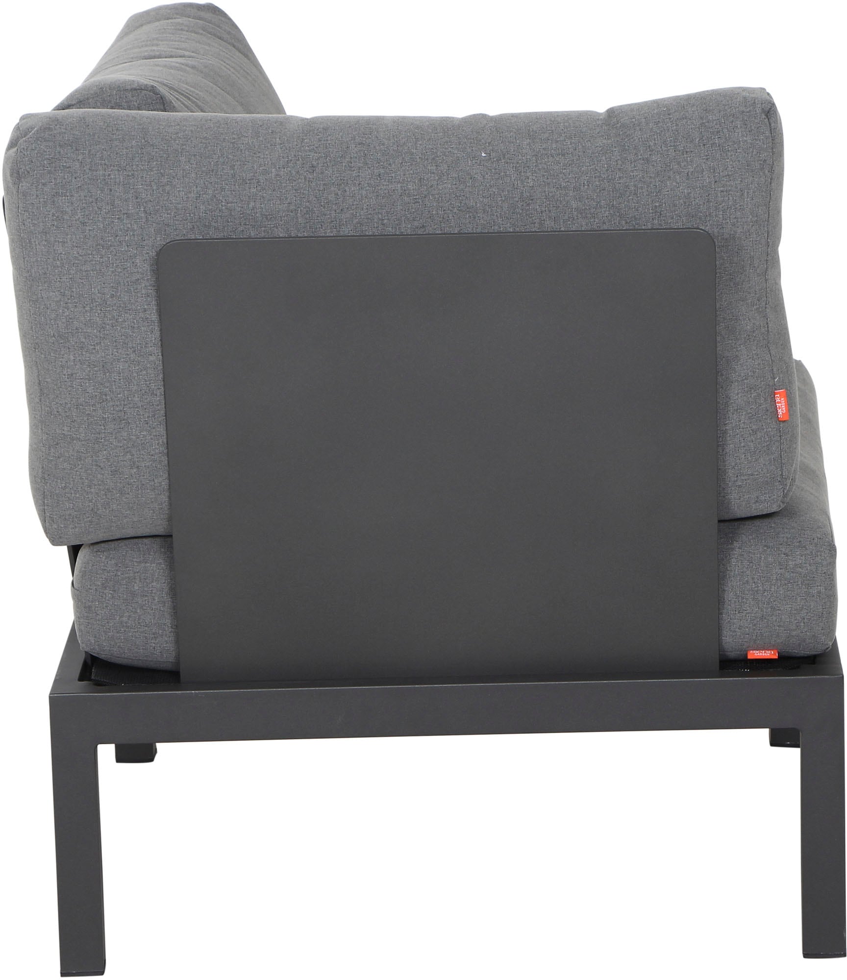Siena Garden Gartenlounge-Set »Alvida«, (Set, 15 tlg.), best. aus 2 Sofas, 1 Ecksofa, 1 Tisch und 12 Kissen