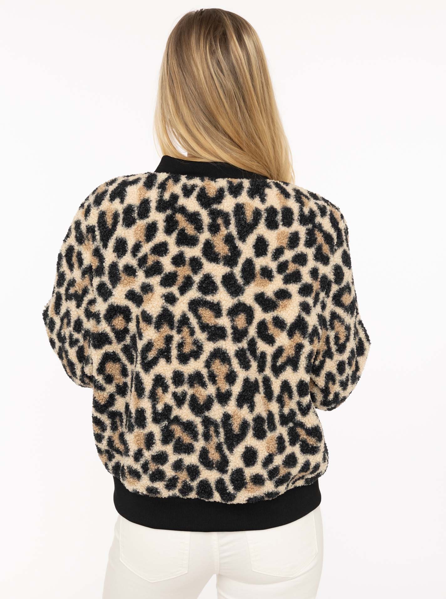 Zwillingsherz Bomberjacke »"Classic Leo"« ohne Kapuze stylisch,kuschelig, Rippbündchen