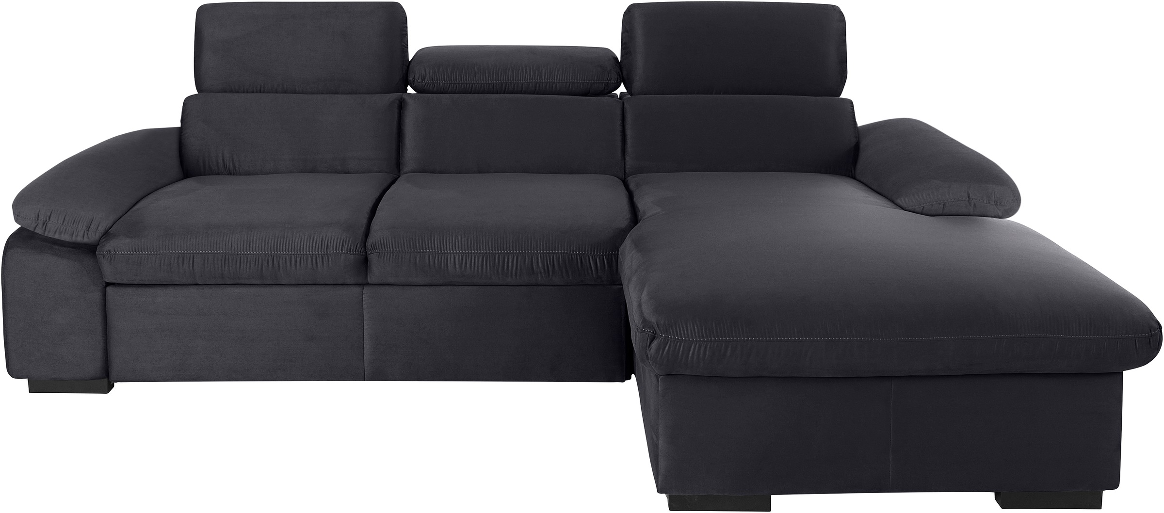 COTTA Ecksofa »Lola L-Form mit Kopfteilfunktion & Hocker« wahlweise mit Bet günstig online kaufen