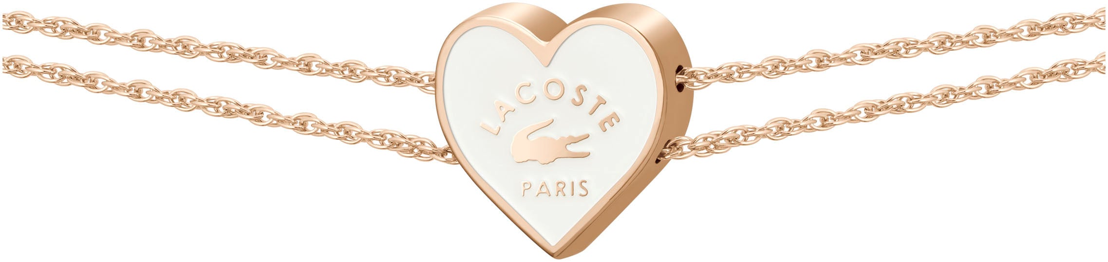 Lacoste Armkette »LOVE MY CROC, Herz, 2040396, 2040397, 2040400«