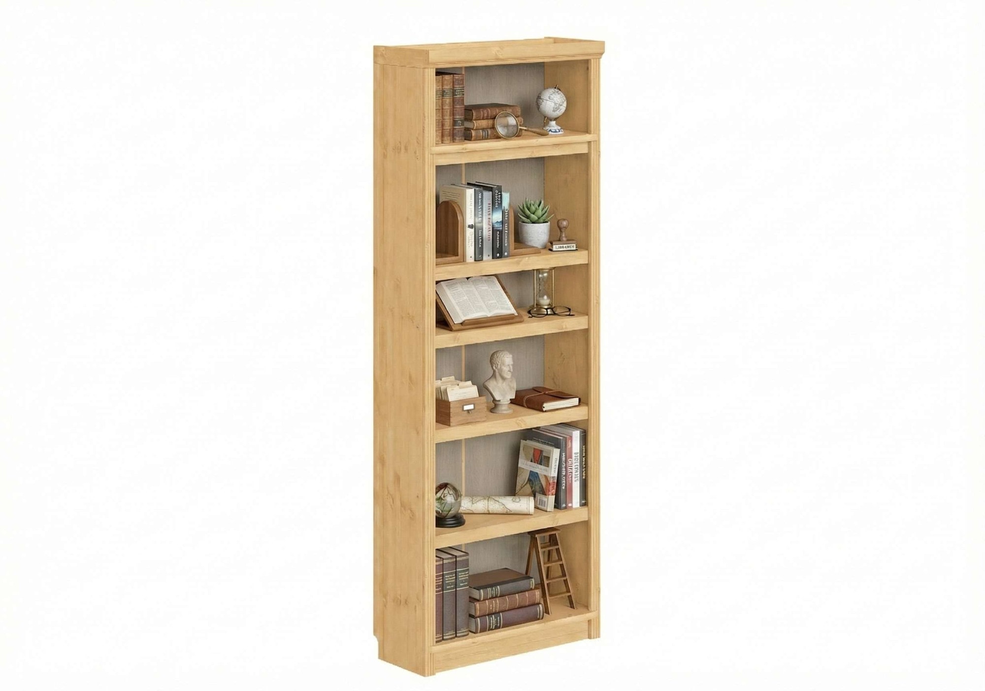 OTTO home Bücherregal »Soeren Regal B/T/H: 80/33,5/220 cm, mit 6 Fächern« massive Kiefer, FSC®-zertifizier