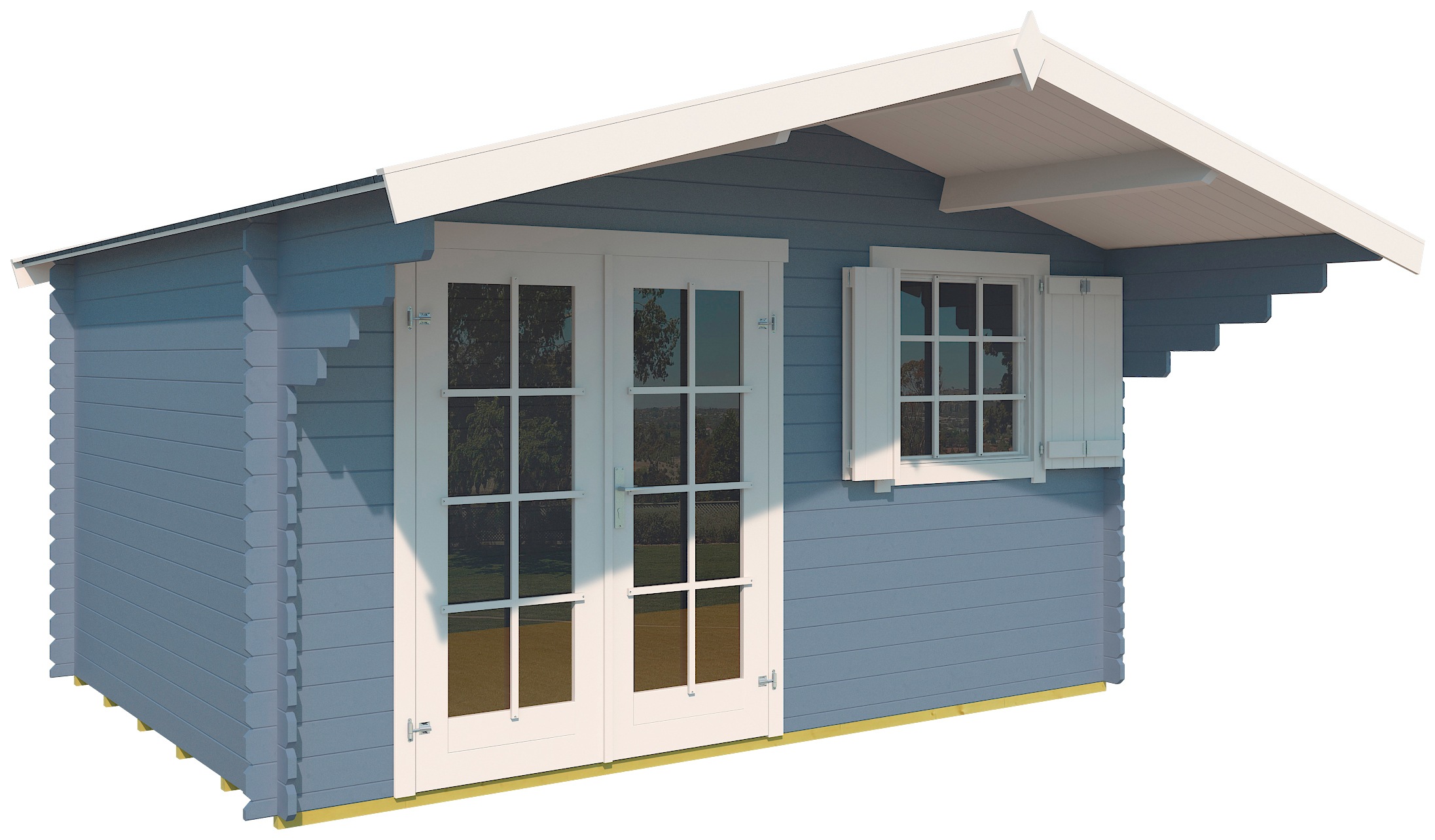 OUTDOOR LIFE PRODUCTS Gartenhaus »Orlando 28«, BxT: 400x440 cm, inkl