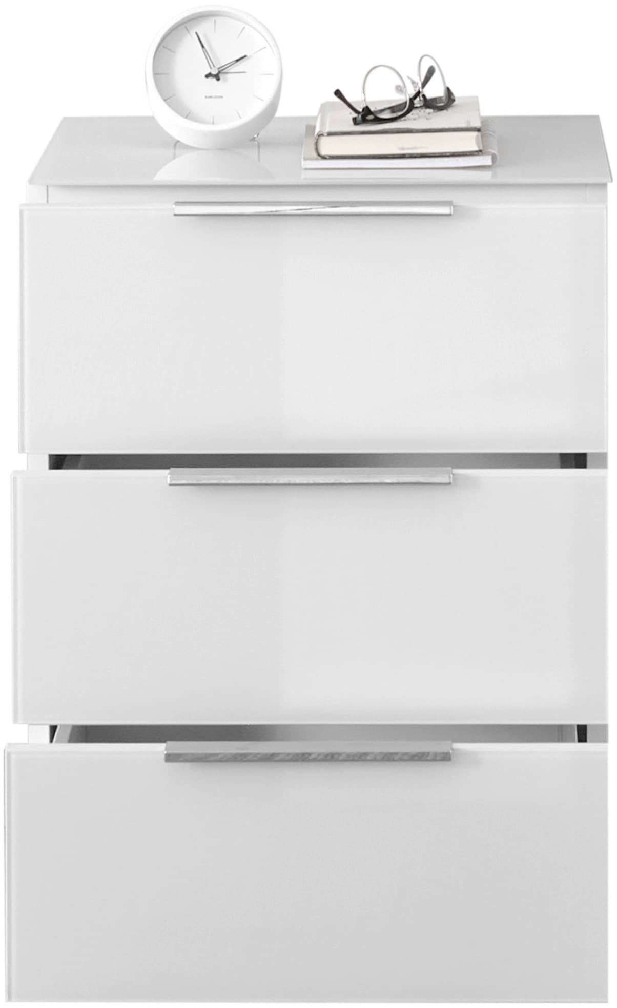 HBZ Kommode »Santorin Nachtkonsole, BxHxT 45x61x40 cm«, (1 St.), Breite 45cm, Softclose für Schubkästen, Melaminbeschichtung