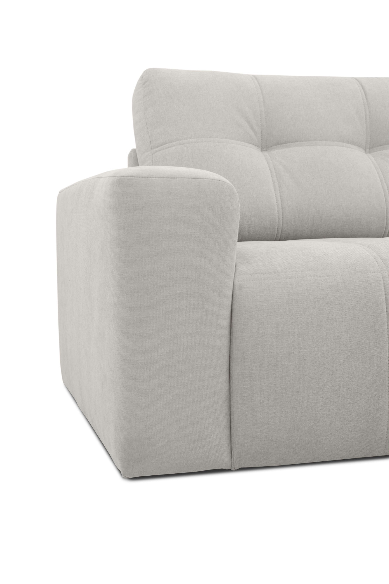 Home affaire Ecksofa »Turnon, Lounge-sofa, Breite 221 cm«, Chenille, mit Knopf- und Doppelsteppung, elegantes Aussehen