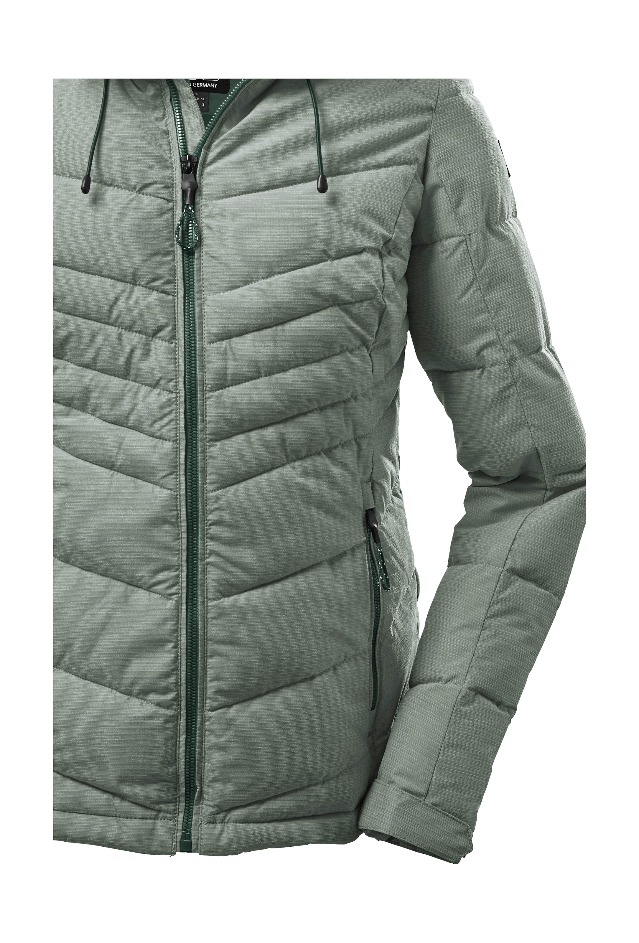 Killtec Steppjacke »KOW 149 WMN QLTD JCKT«, Wasser- und windabweisend, atmungsaktiv, abnehmbare Kapuze