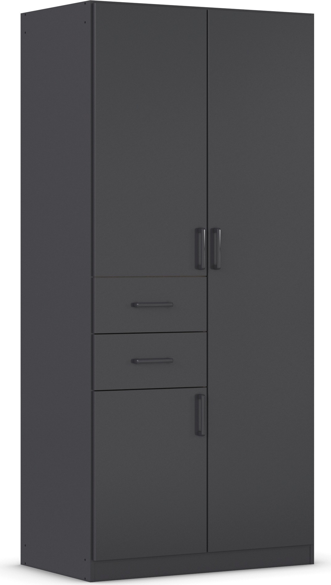 rauch Drehtürenschrank »Kleiderschrank Schrank Garderobe MAIKA mit Dekor-Front«, 2 Schubladen, in verschiedenen Breiten, Höhen, Farben, MADE IN GERMANY