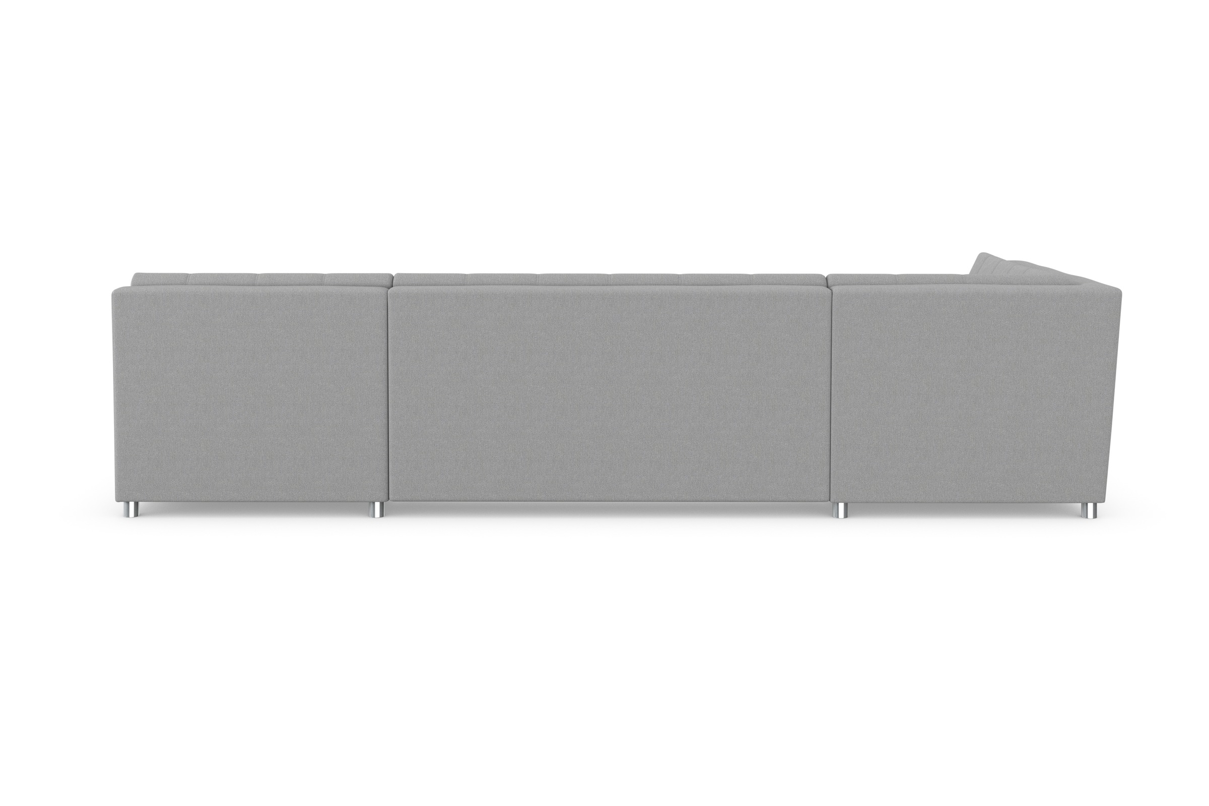 DOMO collection Wohnlandschaft »Treviso incl. Zierkissen, moderne Steppung, XXL: B/T/H: 364/201/83 cm«, wahlweise mit Bettfunktion, in vielen Bezugsarten auch in Cord U-Form