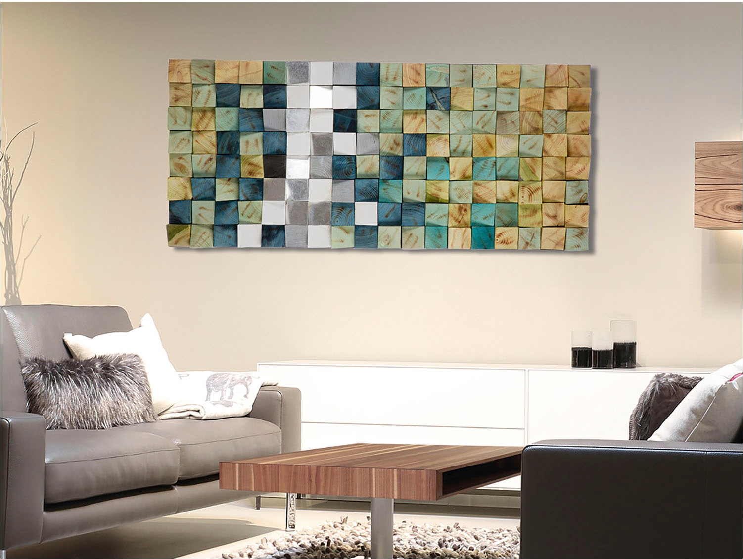 Casablanca by Gilde Holzbild »Yesil rechteckig« 1 Stk. tlg. günstig online kaufen