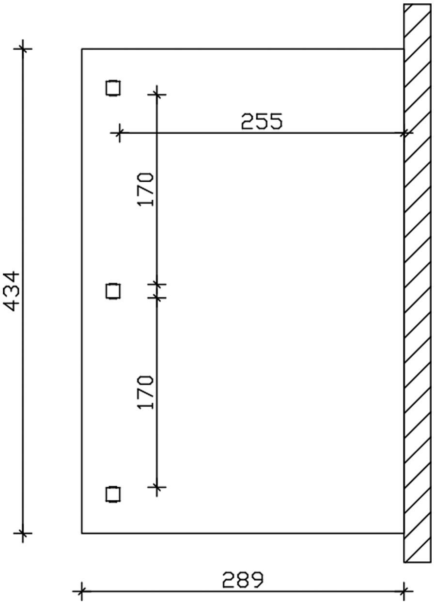 Skanholz Terrassendach »Venezia« Leimholz