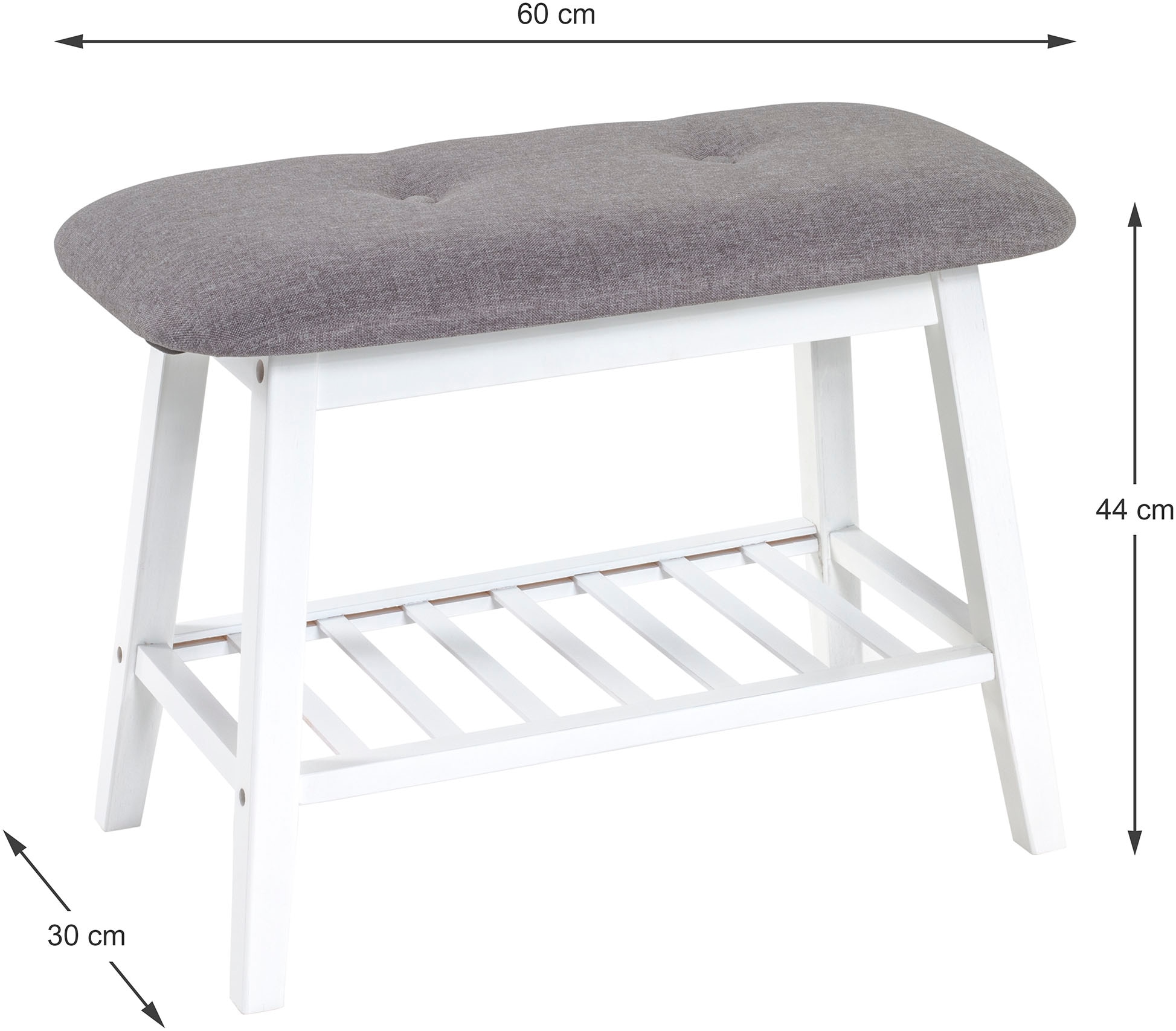 HAKU Schuhbank »18339« Breite 60 cm