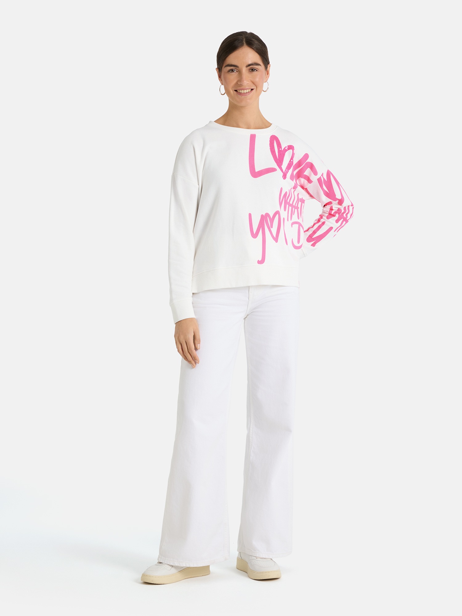 Lieblingsstück Sweatshirt »SkipL«, mit Statement-Print, locker geschnitten
