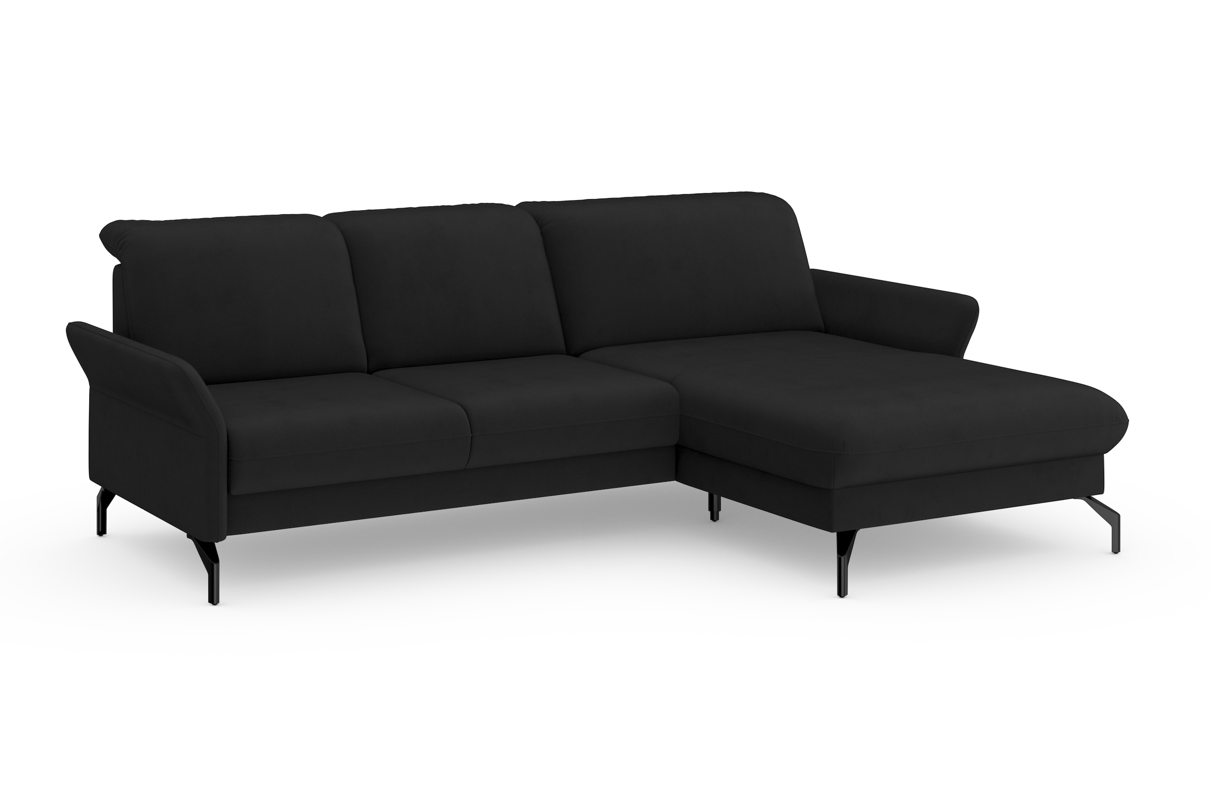 sit&more Ecksofa »Fashion L-Form« wahlweise mit Kopfteilverstellung und Vorziehsitz, motorisch