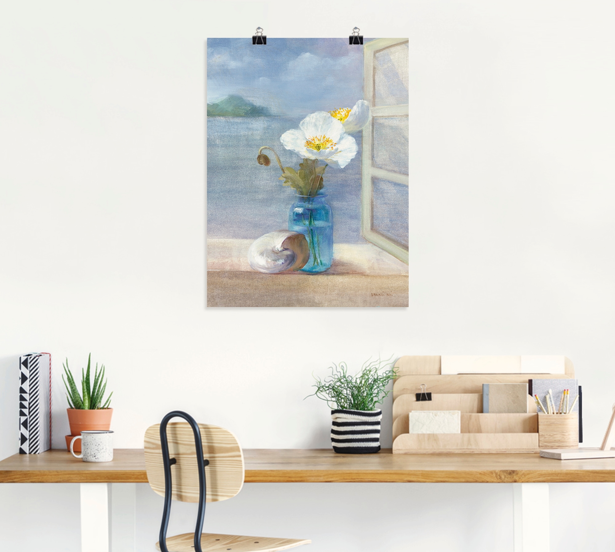 Artland Wandbild »Küsten Blumen II«, Arrangements, (1 St.), als Leinwandbild, Poster in verschied. Größen