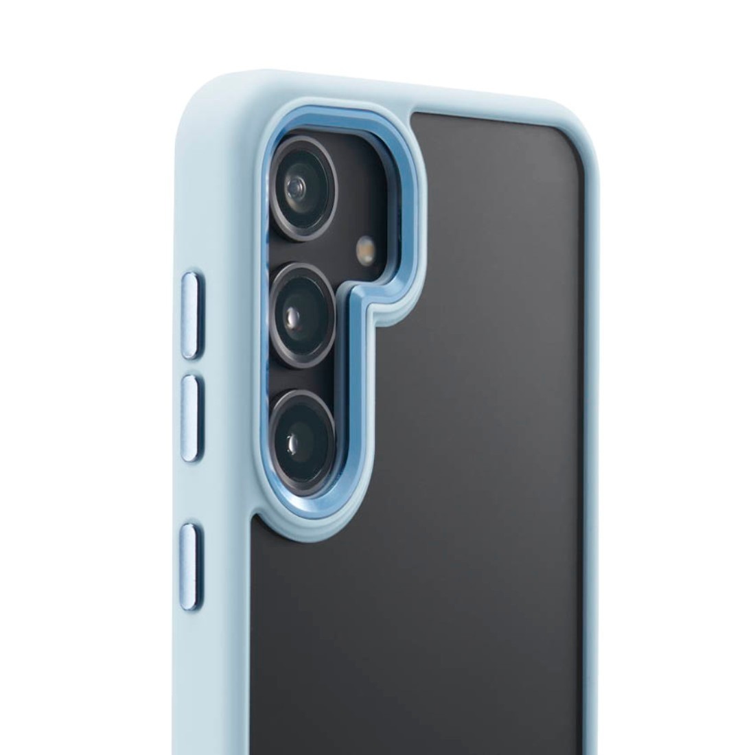 4. Bild von Hama Handyhülle »Handyhülle für Samsung Galaxy S24 durchsichtig blau, wireless Charging«, Smartphonetasche, Antivergilbung, Kratzschutz, erhöhte Kanten, Acryl