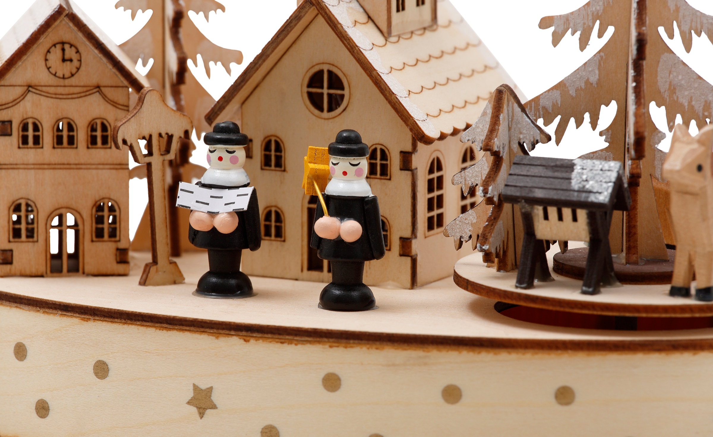 Home affaire Weihnachtsdorf »Weihnachtsdeko«, Spieluhr mit Musikwerk