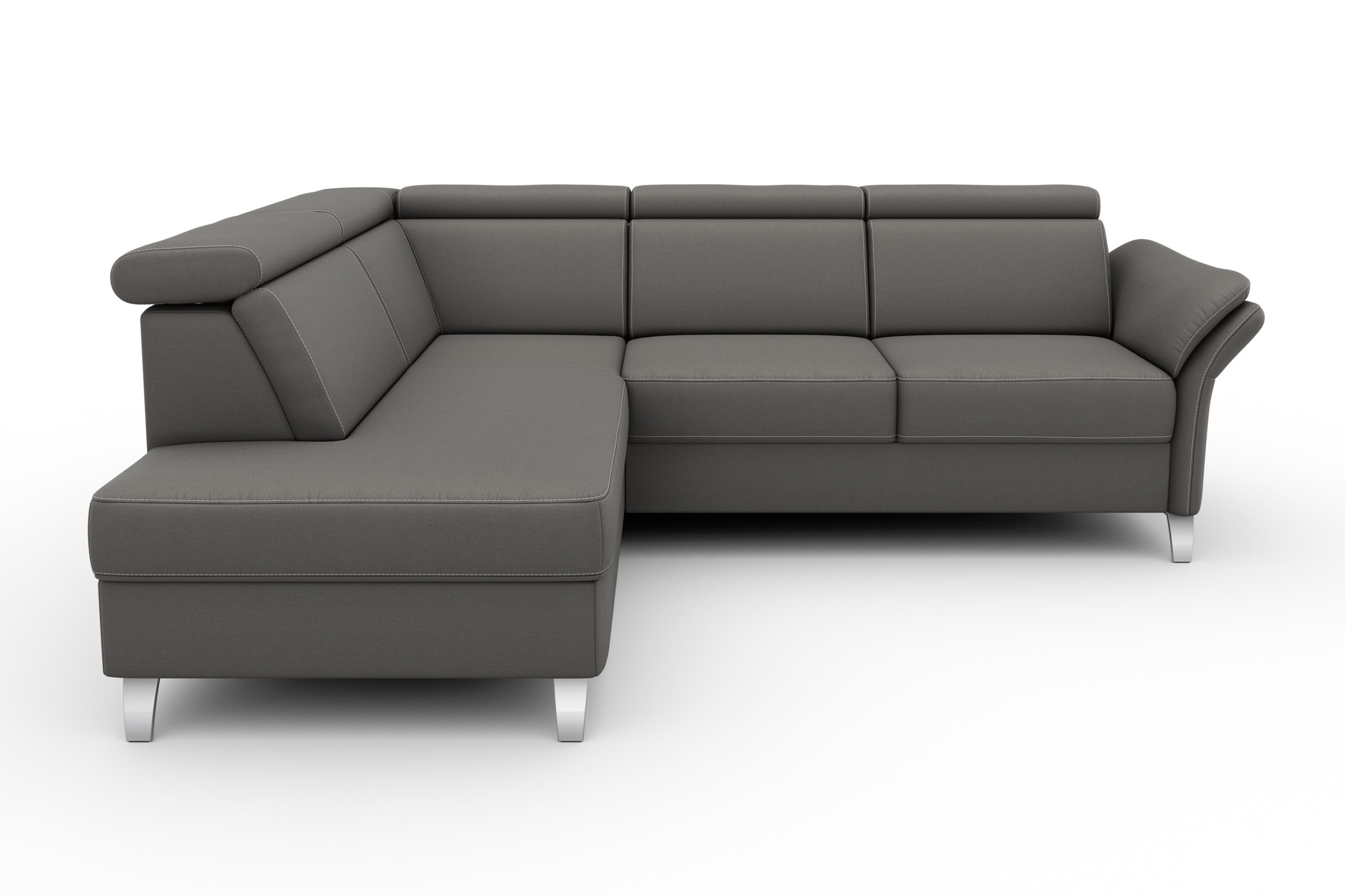 sit&more Ecksofa »Vincenzo L-Form« inklusive Kopfteilverstellung, wahlweise günstig online kaufen