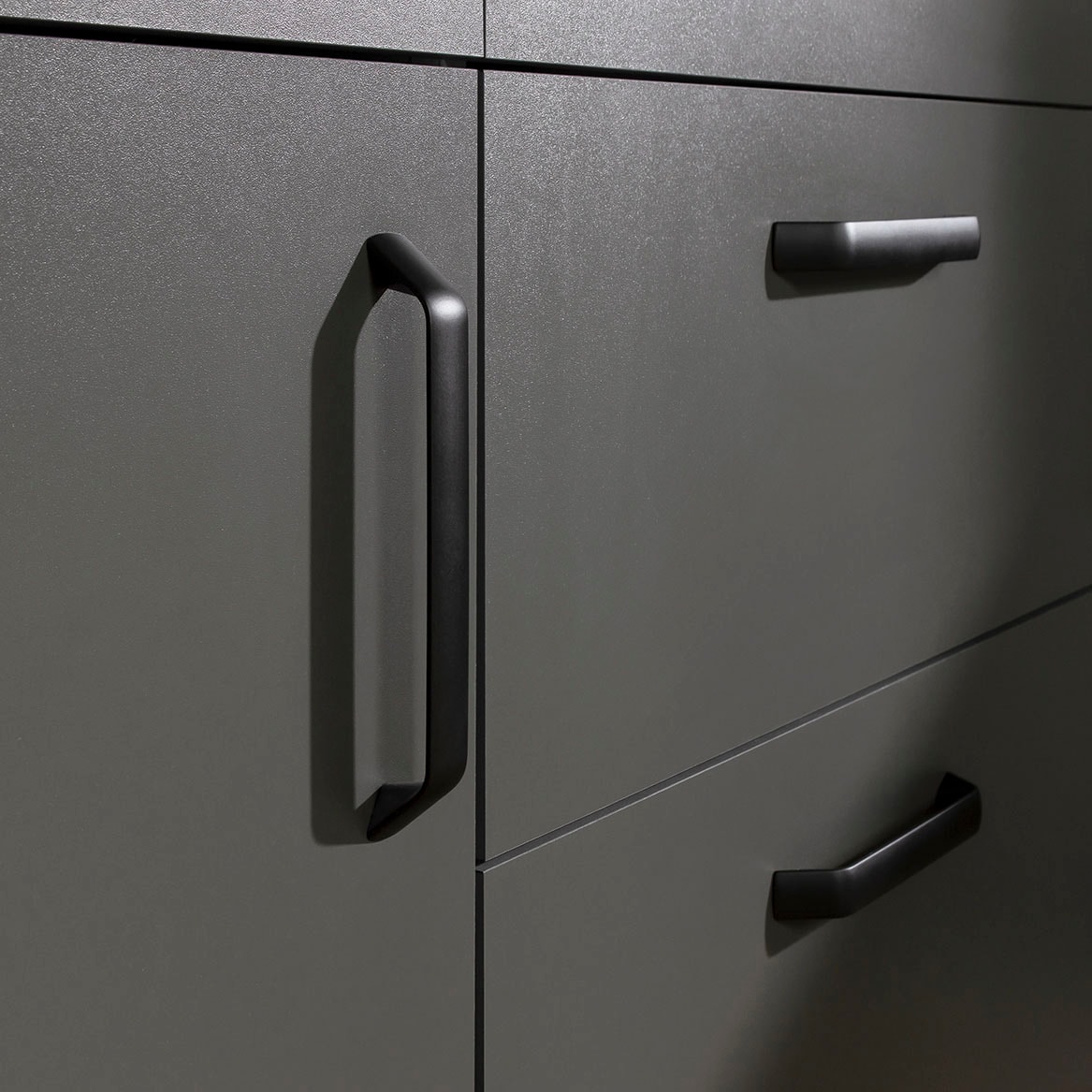 wiho Küchen Küchenzeile »"Simi", wahlweise mit E-Geräten, mit verstellbaren Füßen«, Soft-Close-Funktion in Schubkästen und Auszügen, Breite 220 cm