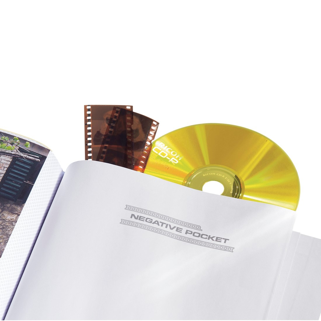 Hama Einsteck-Fotoalbum »Memo Fotoalbum 10x15 cm 200 Fotos Kunstdruck« CD Tasche, Beschriftungsstreifen