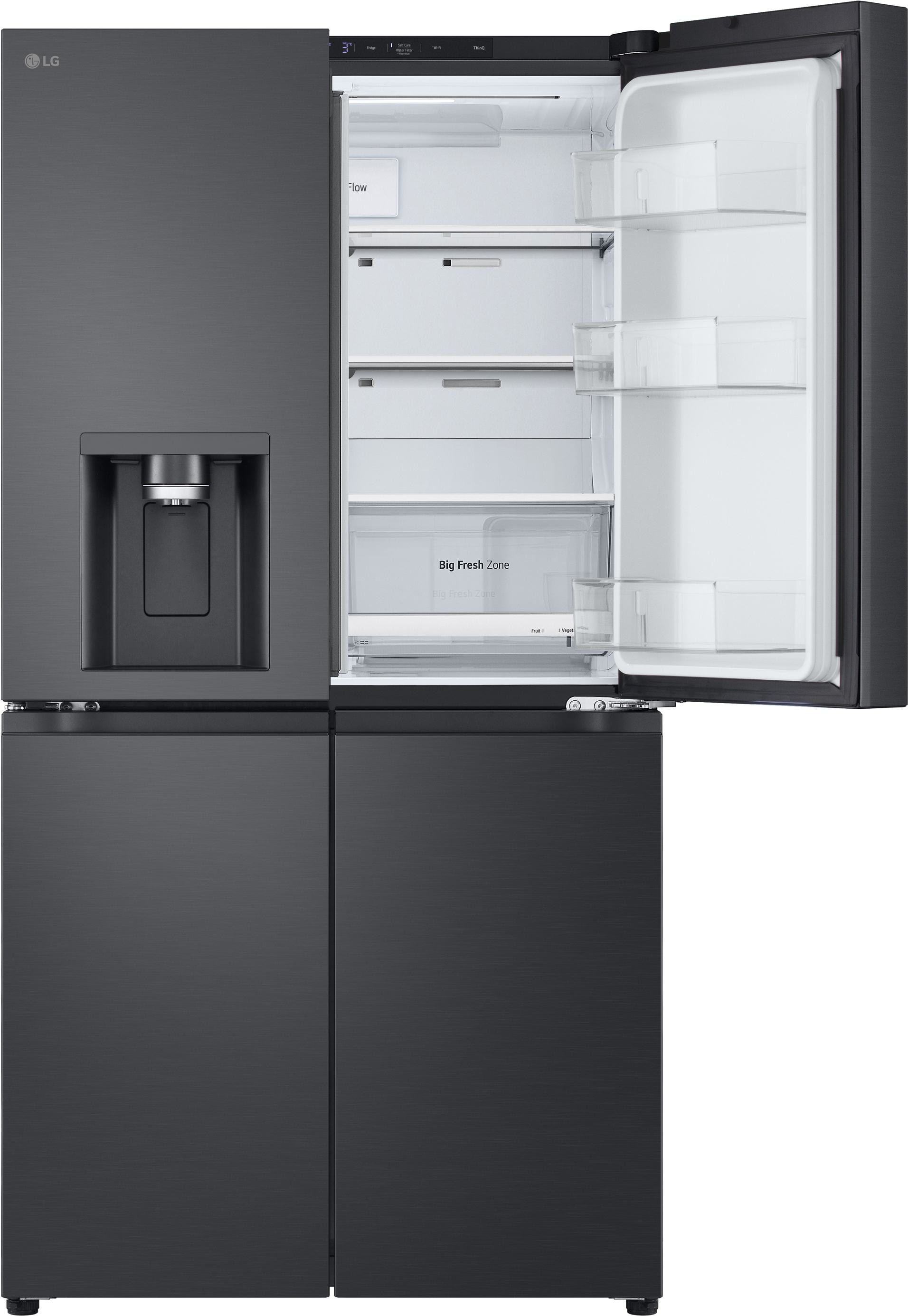 LG Multi Door »GMF960EV2E« 179,2 cm hoch 91,4 cm breit No Frost, Wasserspender mit Smart Fill, großer Nutzinhalt von 646 L