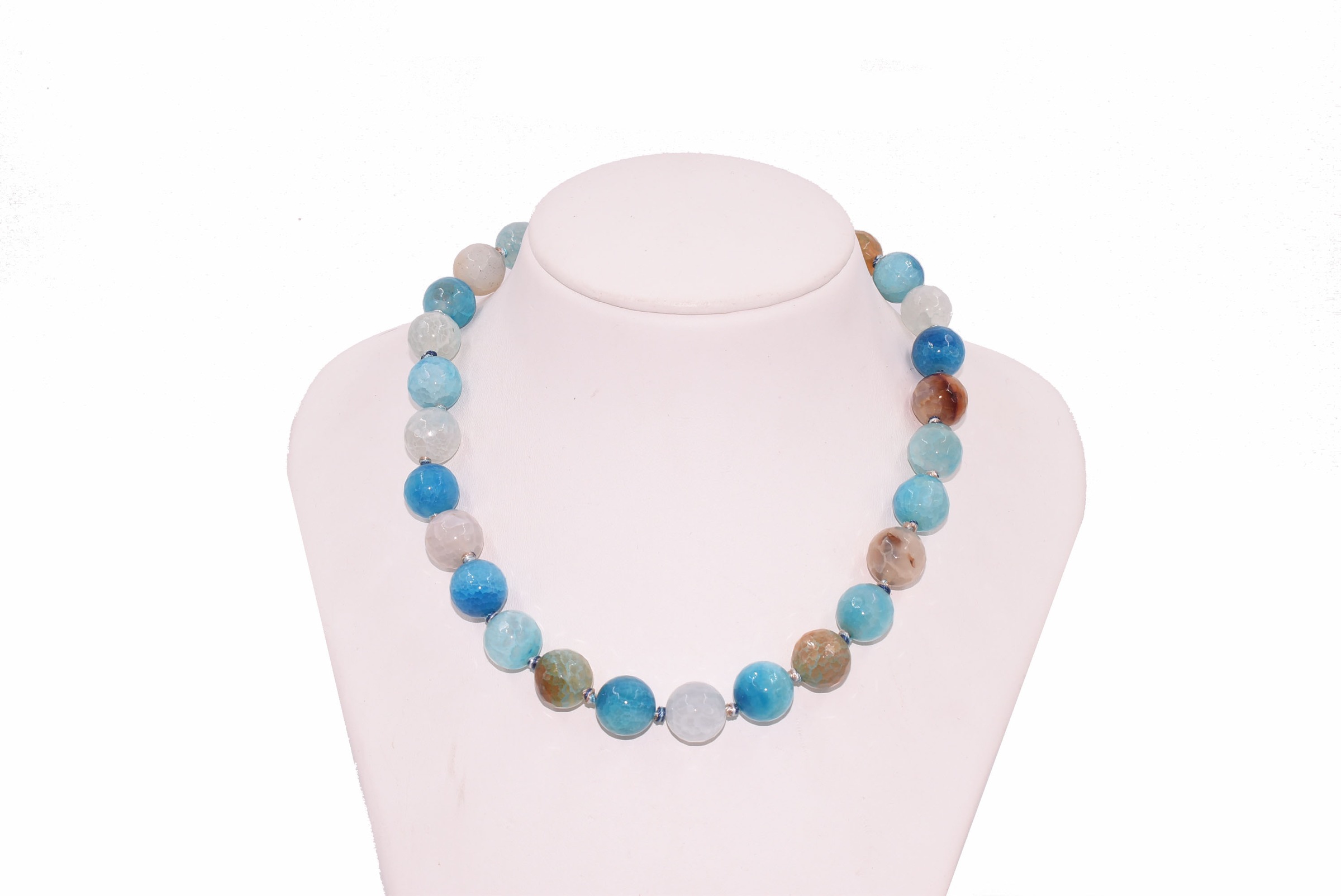 Firetti Collier »Schmuck Geschenk Edelstahl Halsschmuck Halskette Edelstein« Made in Germany - mit Achat