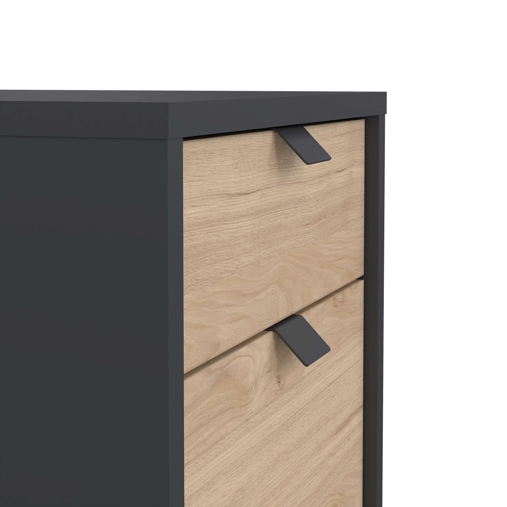 INOSIGN Rollcontainer »Sign Rollwagen Rollschrank verschiebarer Transportbehälter,«, Zweifarbiges Design, 3 Schubladen, verschiebbar, Höhe 60 cm
