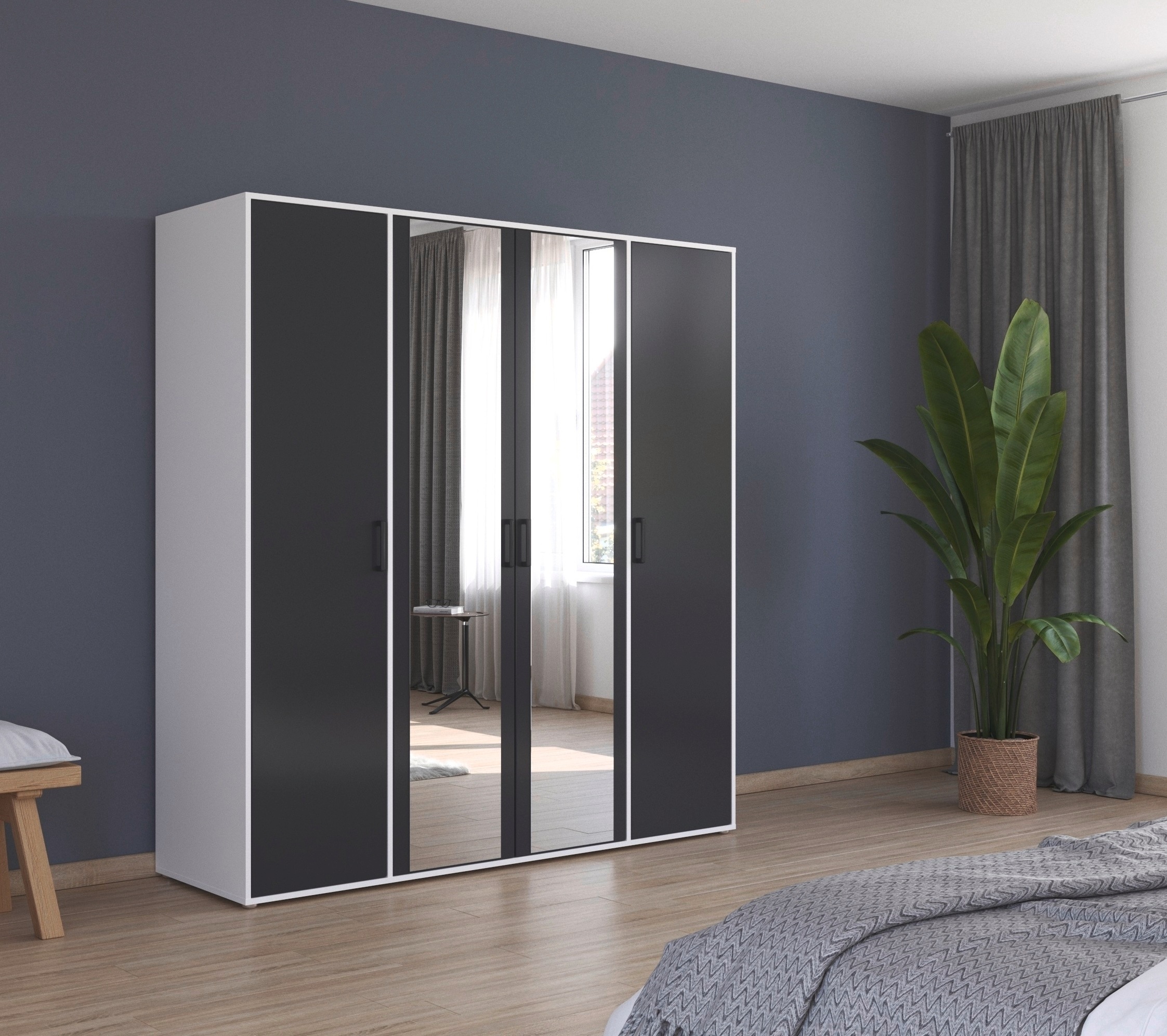 rauch Drehtürenschrank »Kleiderschrank Schrank Garderobe Wäscheschrank VOYA günstig online kaufen