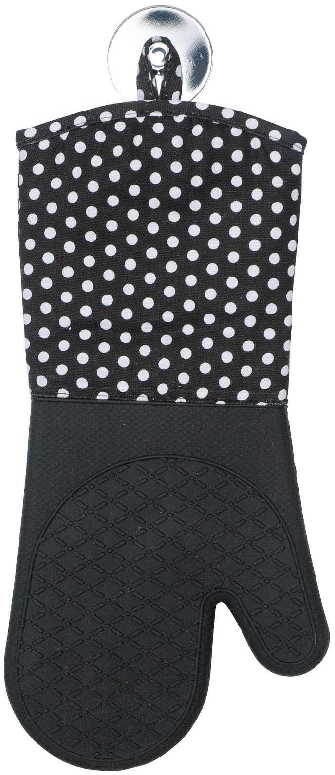 WENKO Topfhandschuhe »Modell Silikon«, (Set, 2 tlg.), Ofen- und Grillhandschuhe, Hitzeschutz, Baumwollinnenseite, 1 Paar