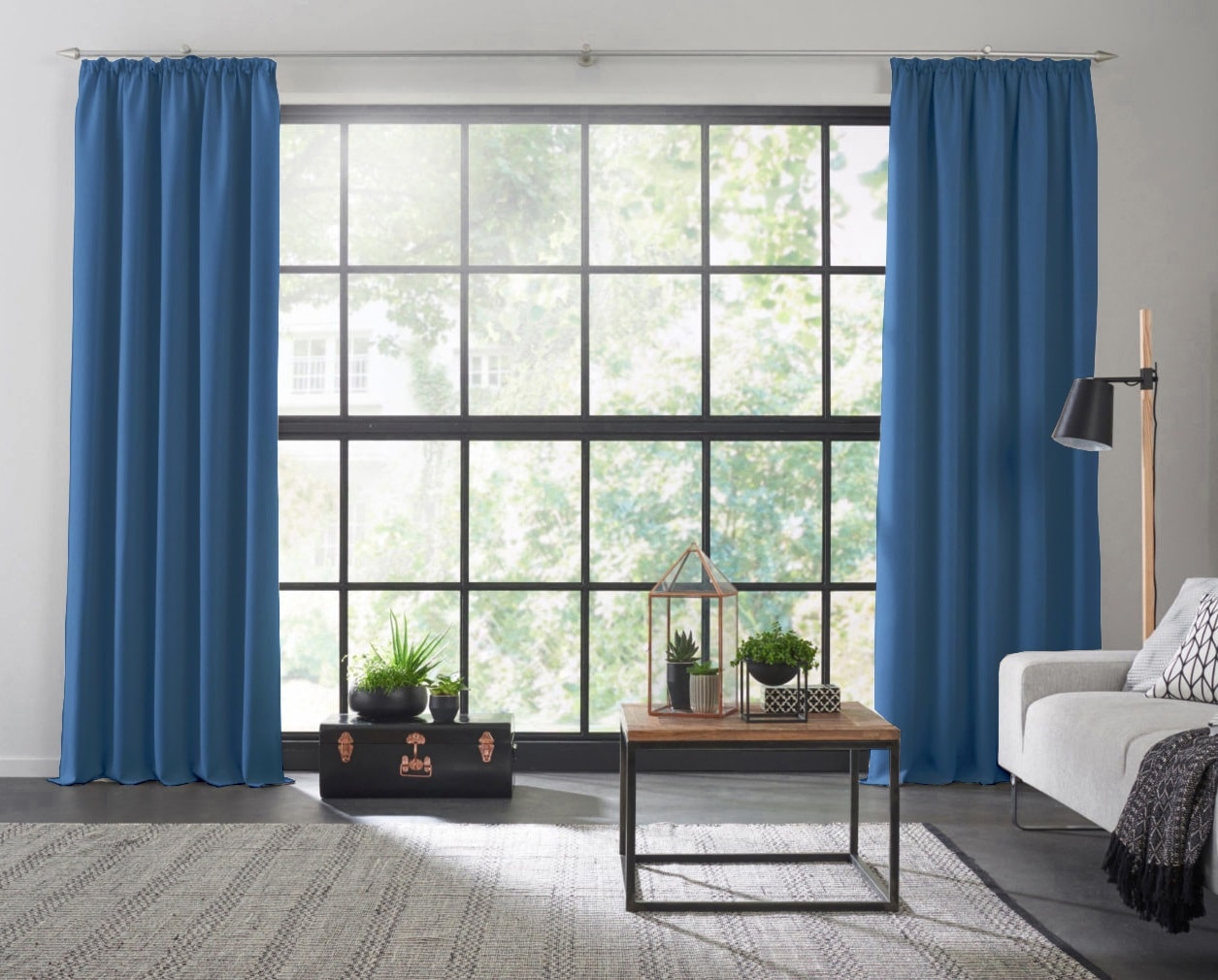 Wirth Vorhang "Dim out" Kräuselband 1 Stk. tlg. nach Maß günstig online kaufen