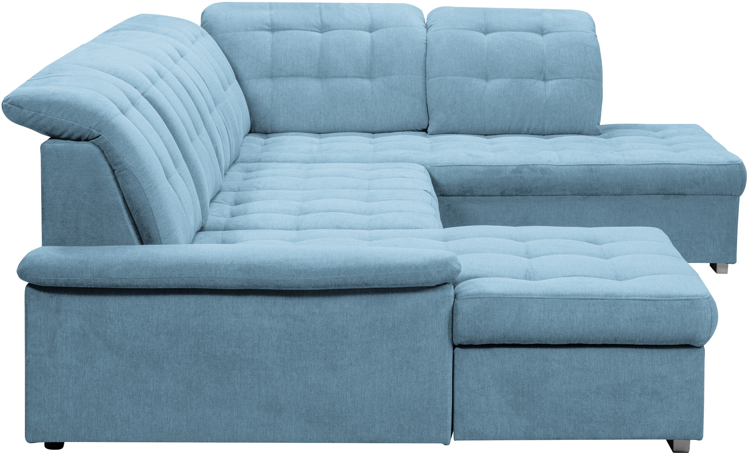 WERK2 Wohnlandschaft »Kordula-New U-Form«, Sofa in U-Form mit Schlaffunktion & Bettkasten, Schlafcouch