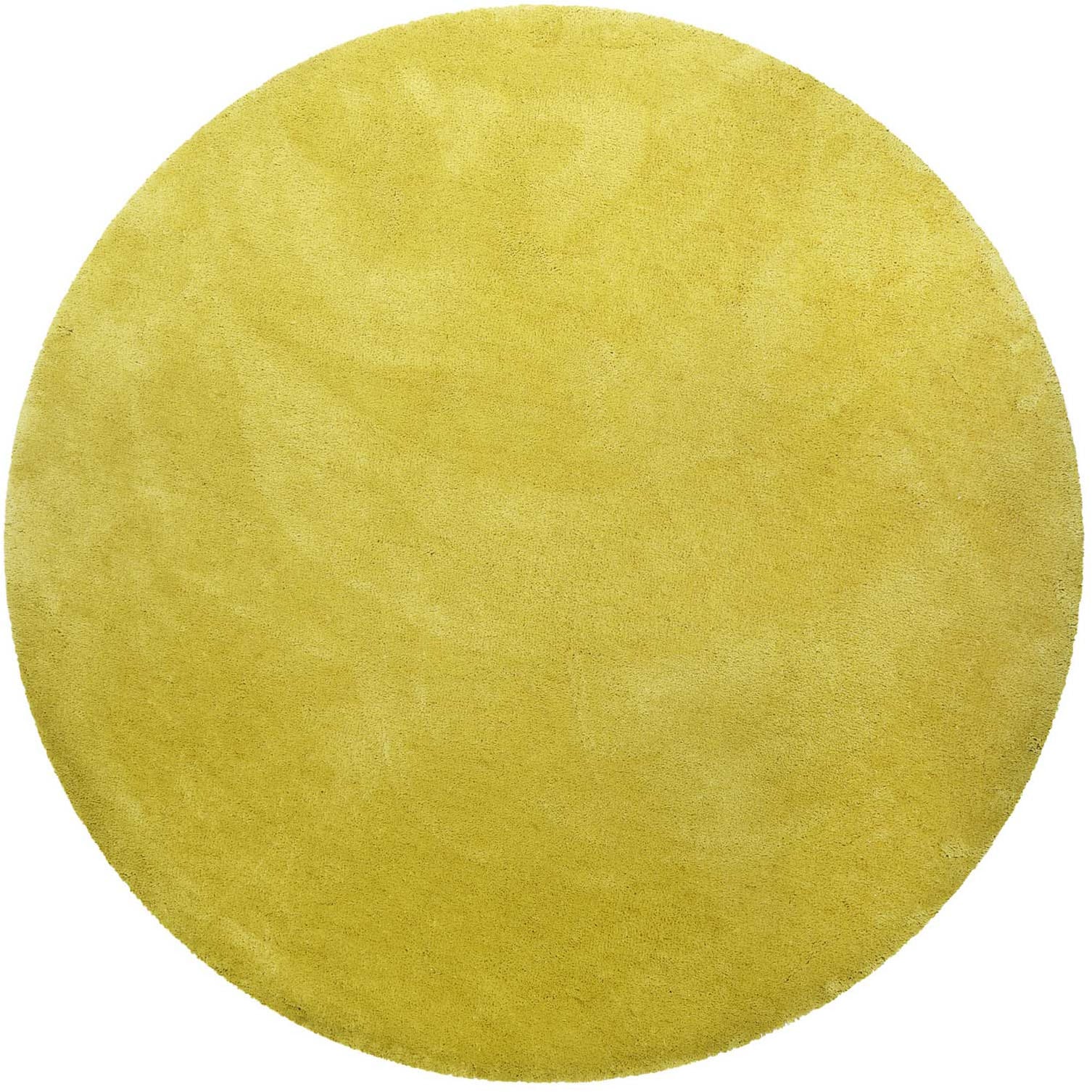 Homie Living Teppich »Pisa«, rund, 25 mm Höhe, Hochflor, Microfaser, uni, w günstig online kaufen
