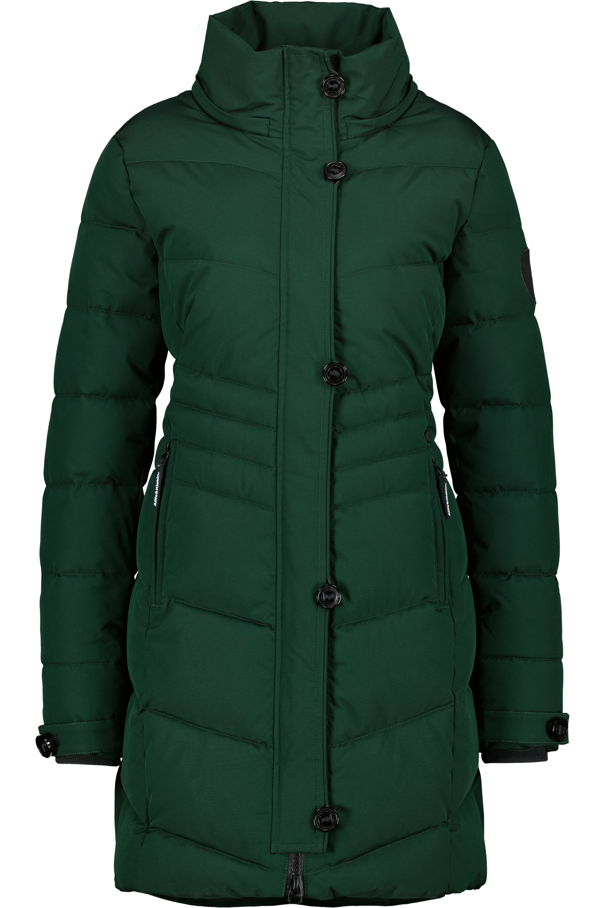 Alife & Kickin Winterjacke »Damen AmaliaAK A«, mit Kapuze, Lange gefütterte Damenwinterjacke mit abnehmbarer Kunstfellkapuze